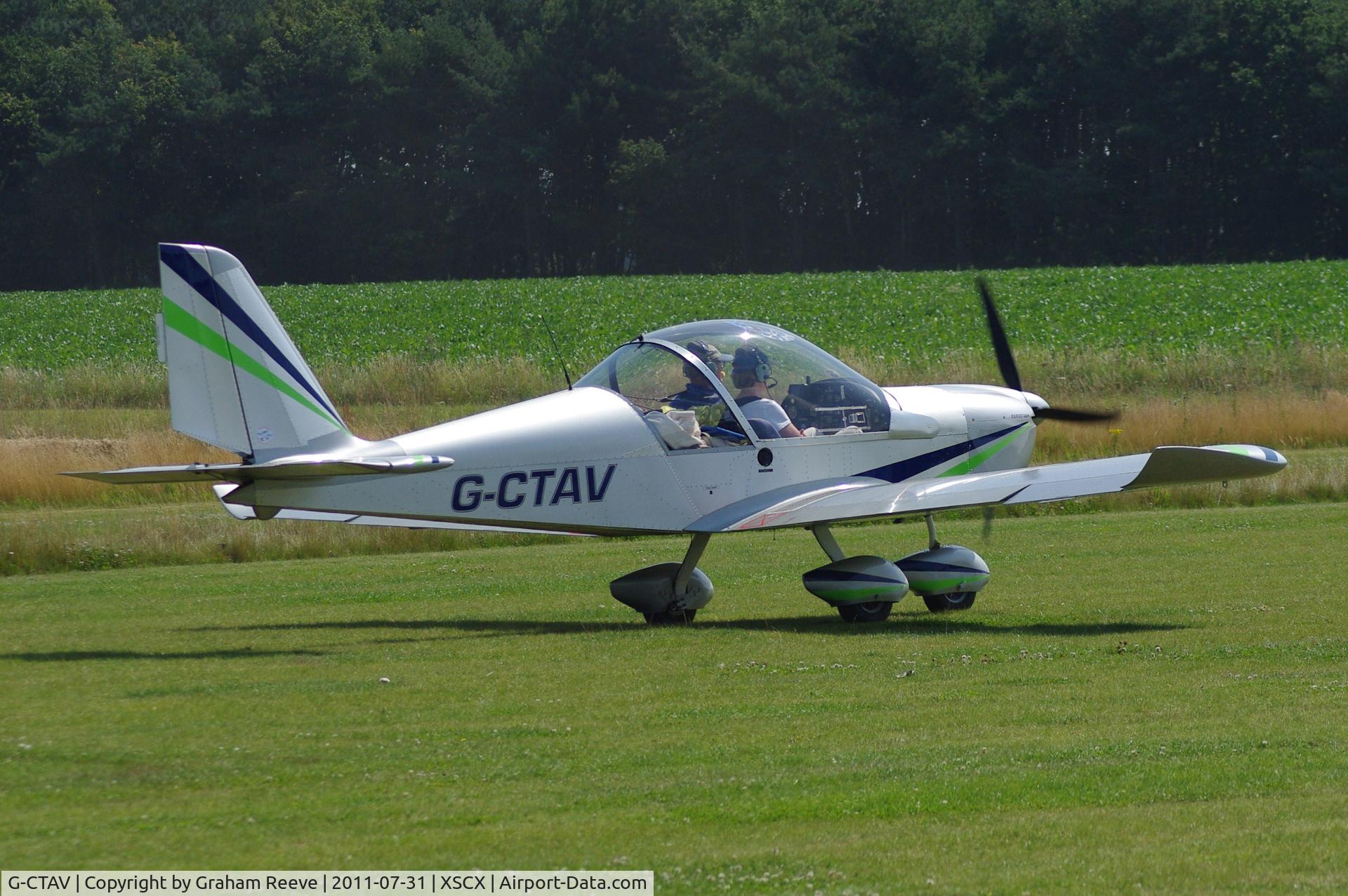 G-CTAV, 2004 Cosmik EV-97 TeamEurostar UK C/N 2129, At Northrepps.