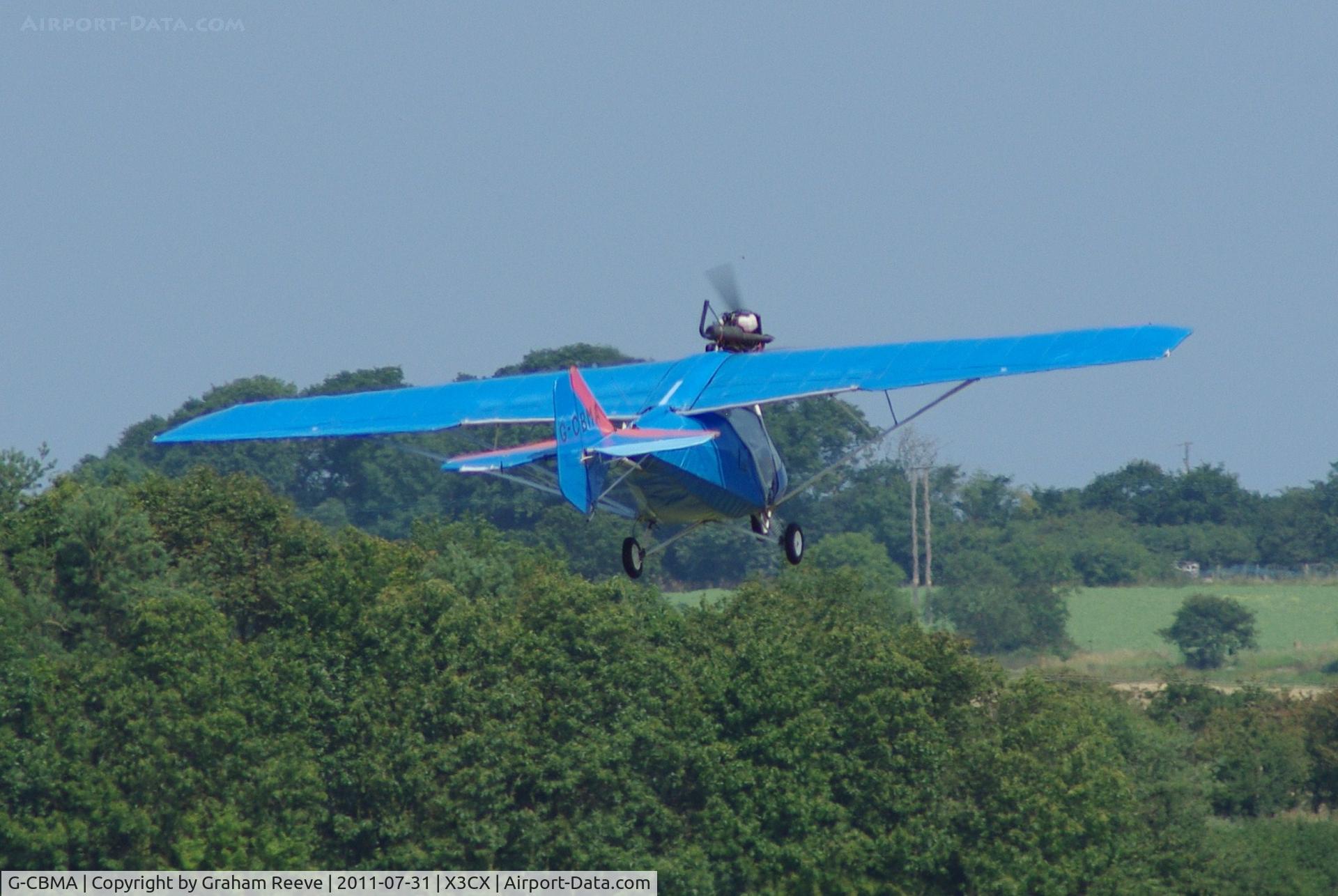 G-CBMA, 2002 X'Air 582(10) C/N BMAA/HB/204, Departing from Northrepps,