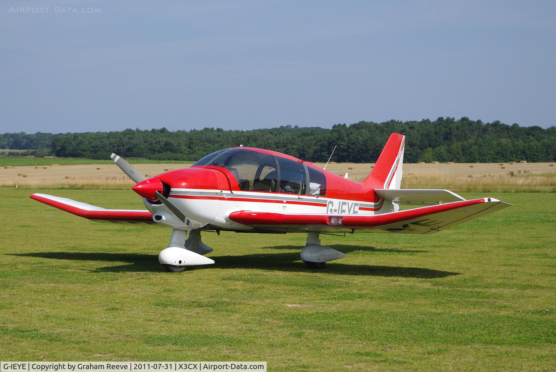 G-IEYE, 1992 Robin DR-400-180 Regent Regent C/N 2123, Parked at Northrepps.