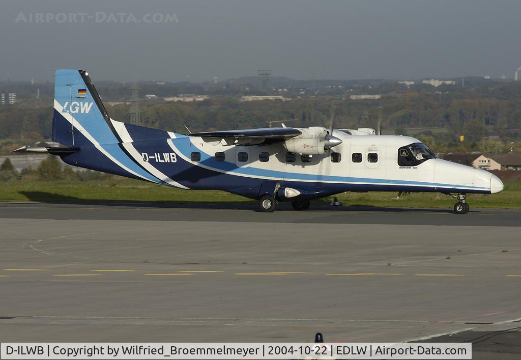 D-ILWB, 1984 Dornier 228-200 C/N 8035, LGW / Taxiing to Runway 24.