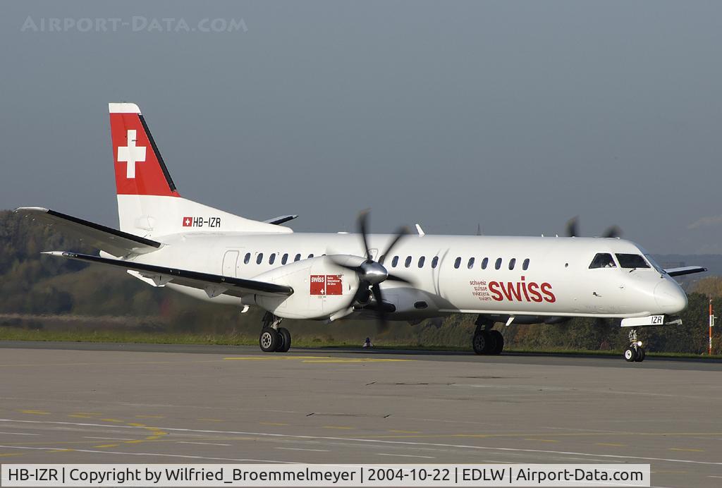 HB-IZR, 1996 Saab 2000 C/N 2000-033, Swiss International Air Lines