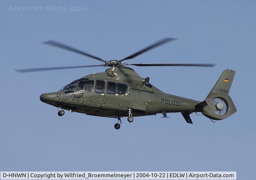 D-HNWN, 2003 Eurocopter EC-155B C/N 6643, German Police / Coming in for refueling.