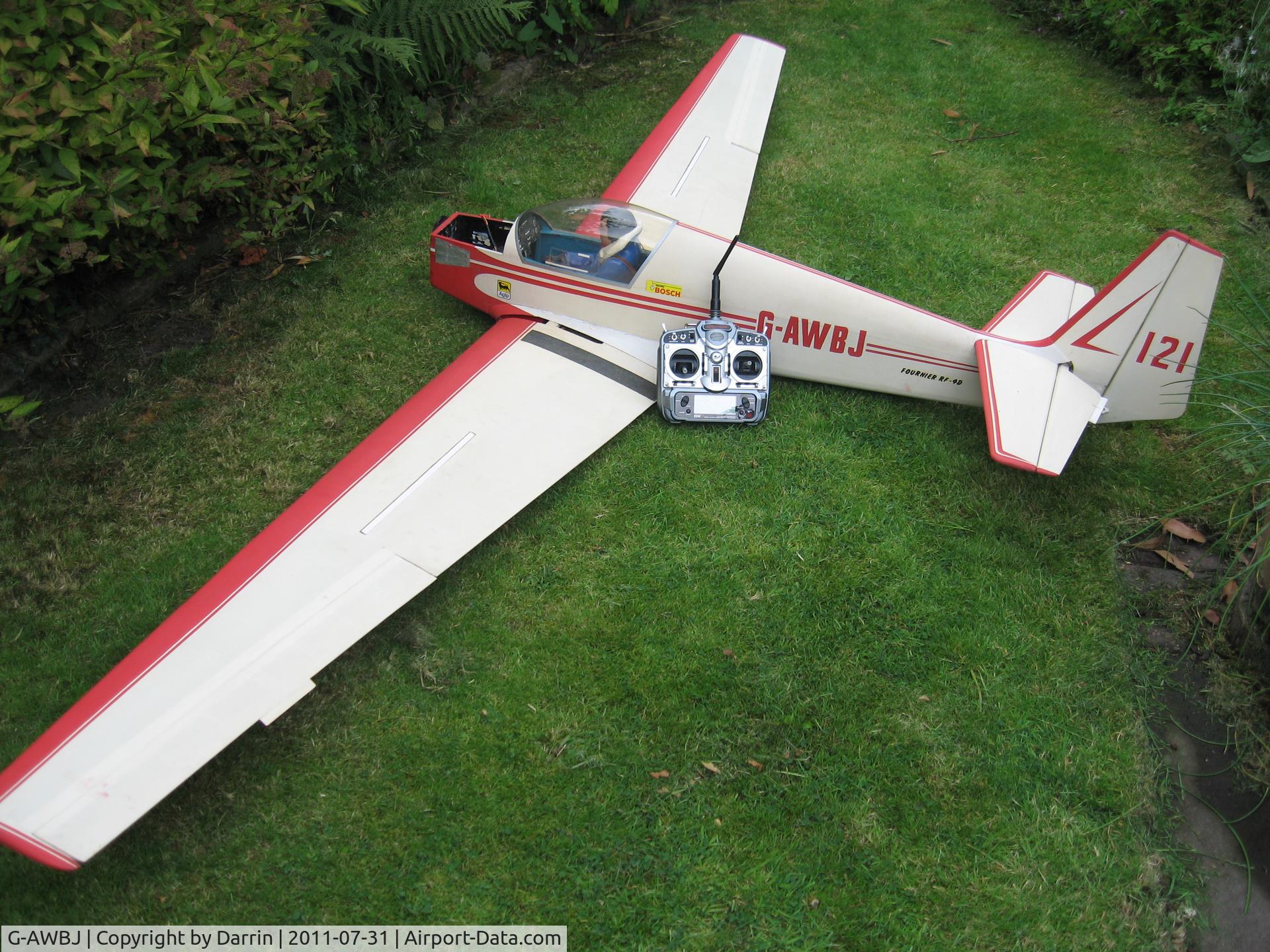 G-AWBJ, 1968 Sportavia-Putzer Fournier RF-4D C/N 4055, Just aquired this which I am in the process of refurbishing.