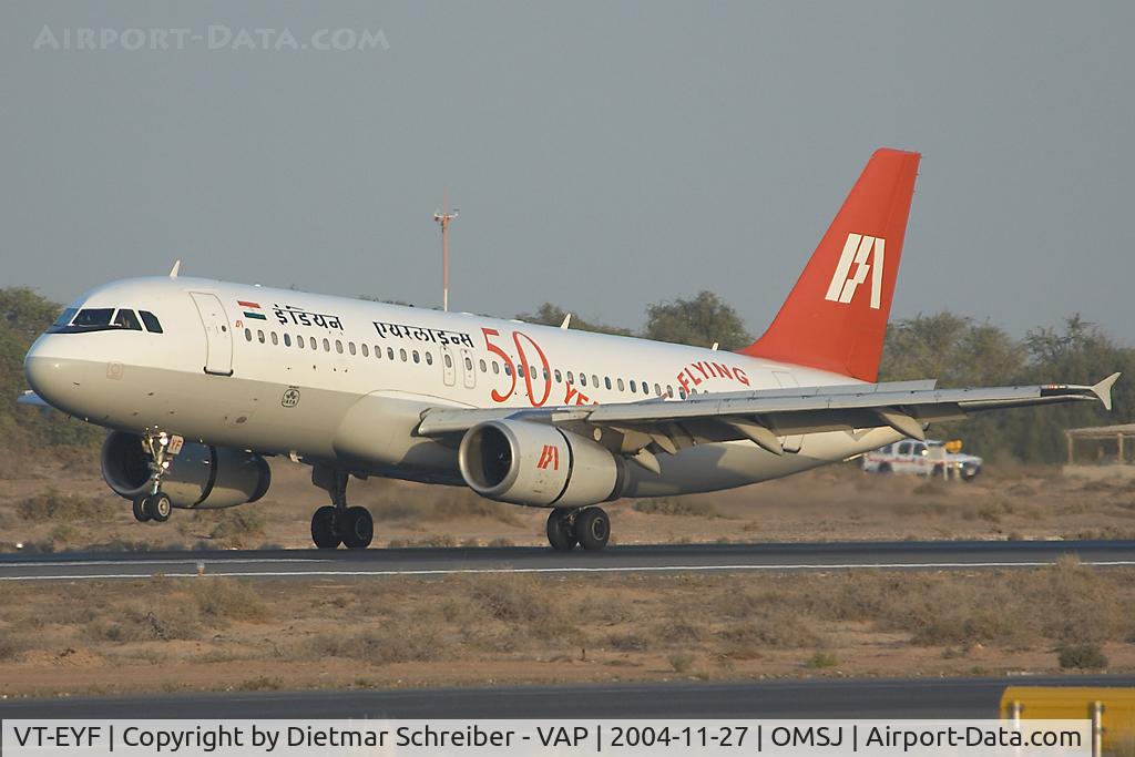 VT-EYF, 1991 Airbus A320-231 C/N 225, Indian Airlines Airbus 320