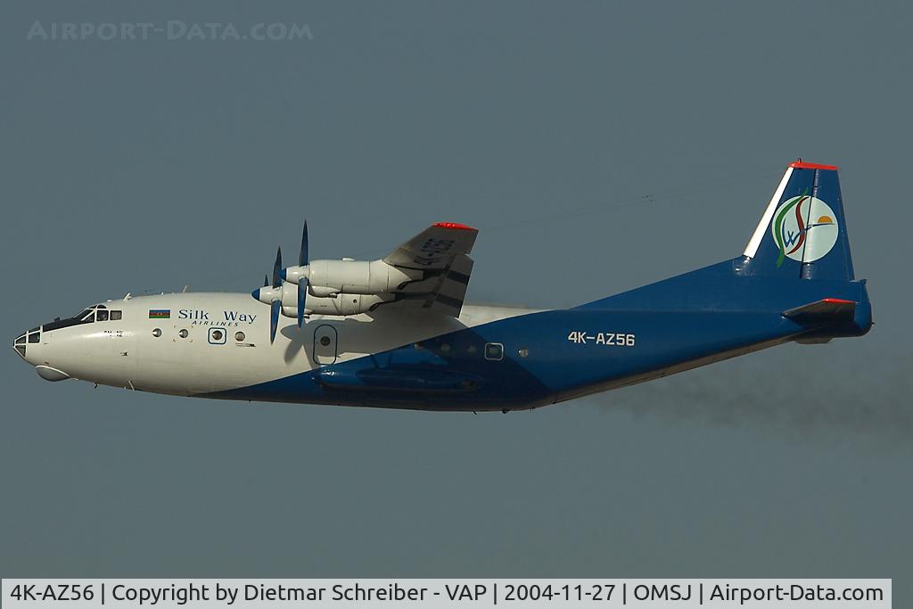4K-AZ56, 1963 Antonov An-12BP C/N 3341209, Silkway Antonov 12