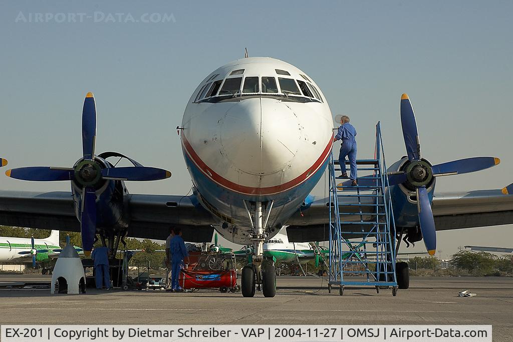 EX-201, 1968 Ilyushin Il-18D C/N 188011201, Phoenix Il18