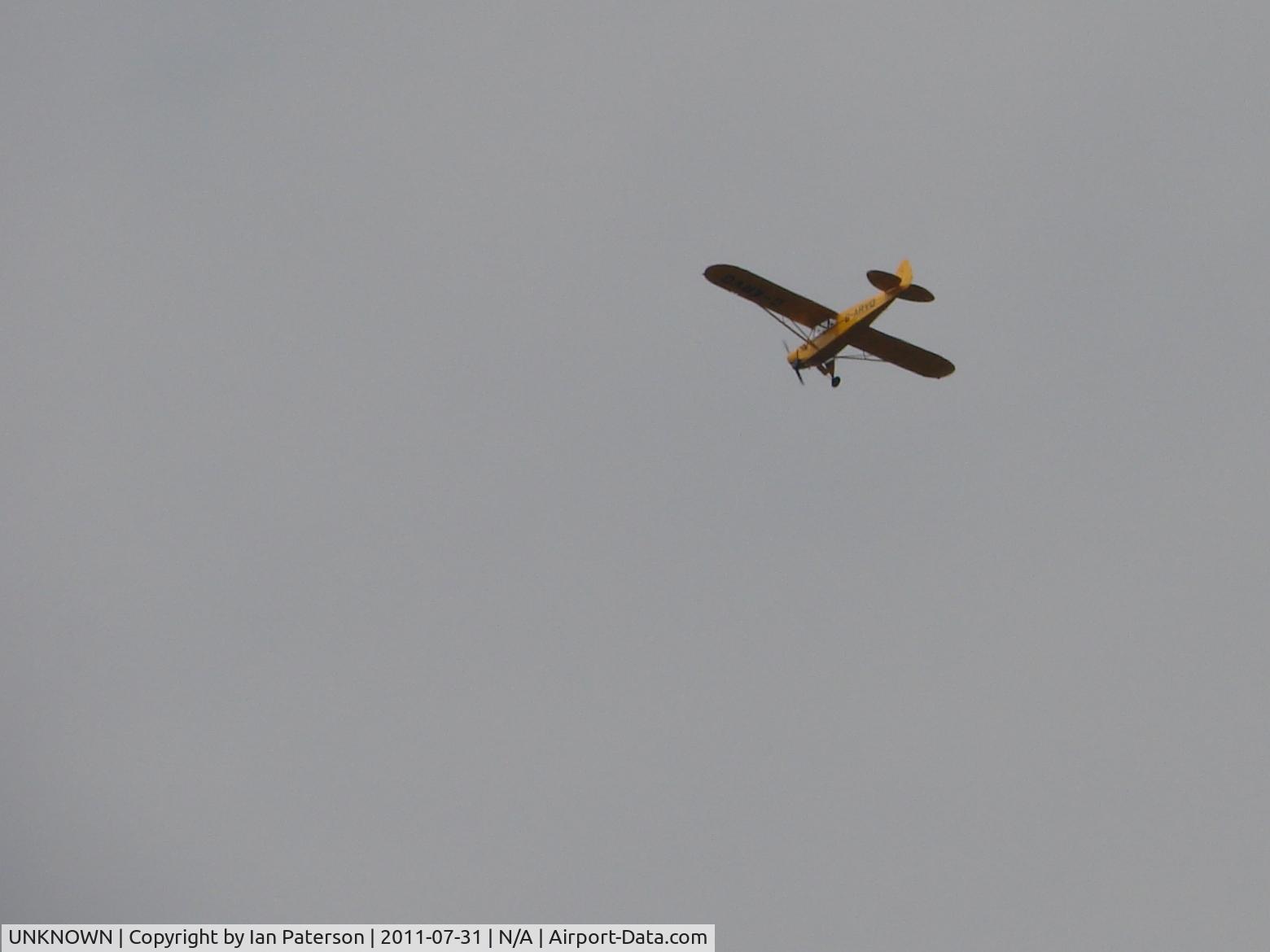 UNKNOWN, Miscellaneous Various C/N unknown, Taken from Whitwell Water Sports Centre, Rutland, England as it passed overhead.