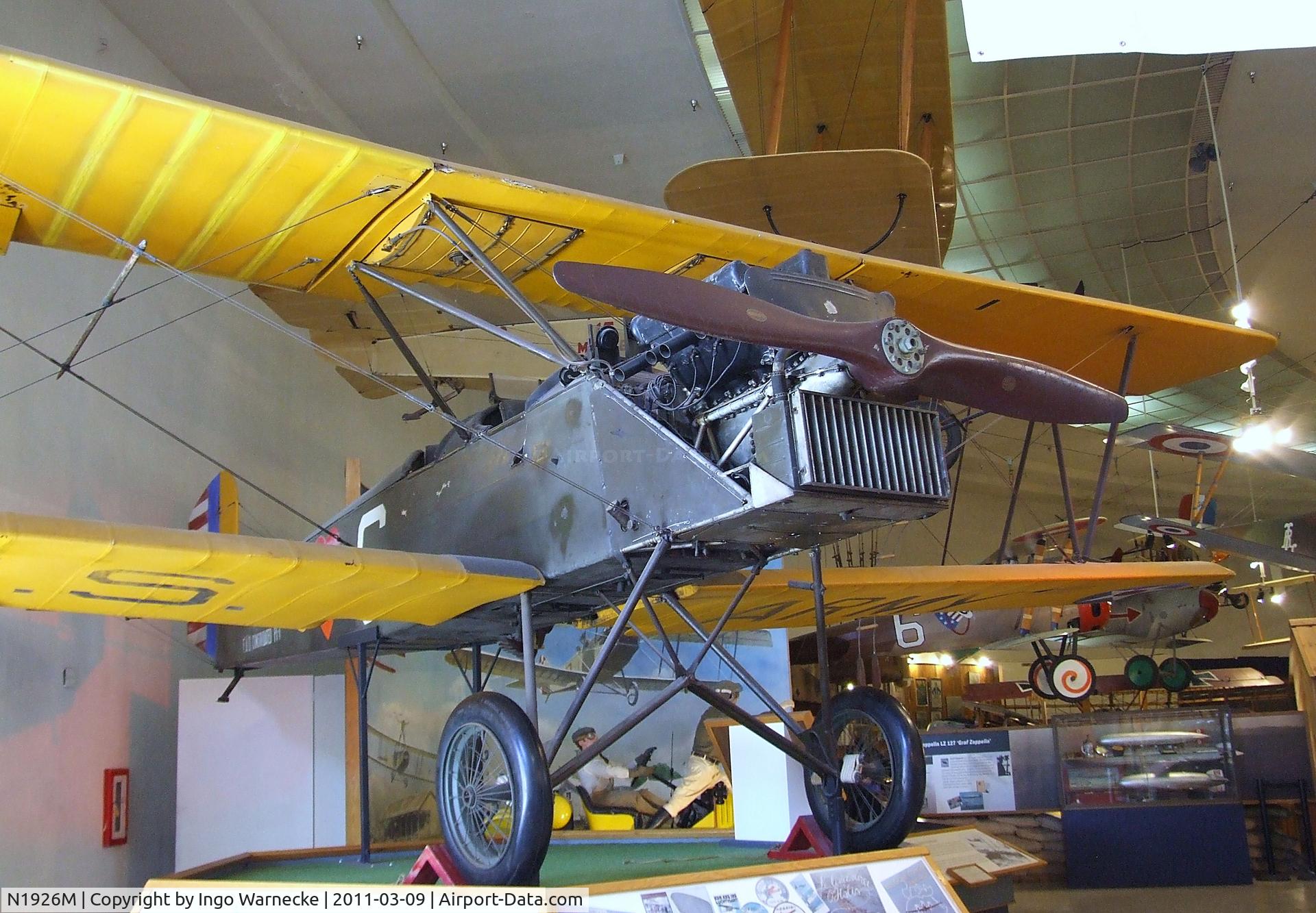 N1926M, Consolidated PT-1 C/N AC27150, Consolidated PT-1 at the San Diego Air & Space Museum, San Diego CA