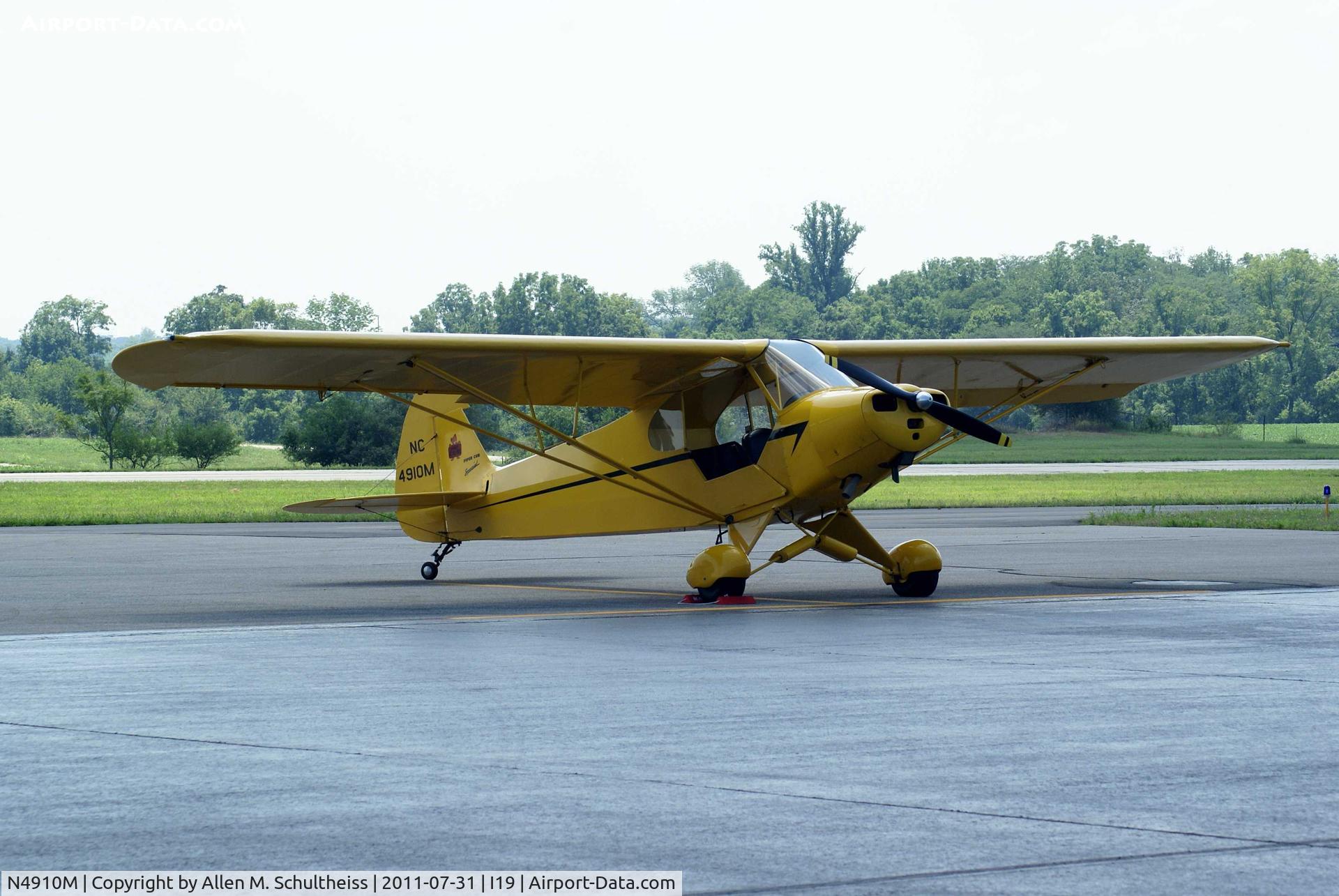 N4910M, 1947 Piper PA-11 Cub Special C/N 11-1641, 1947 Piper PA-11