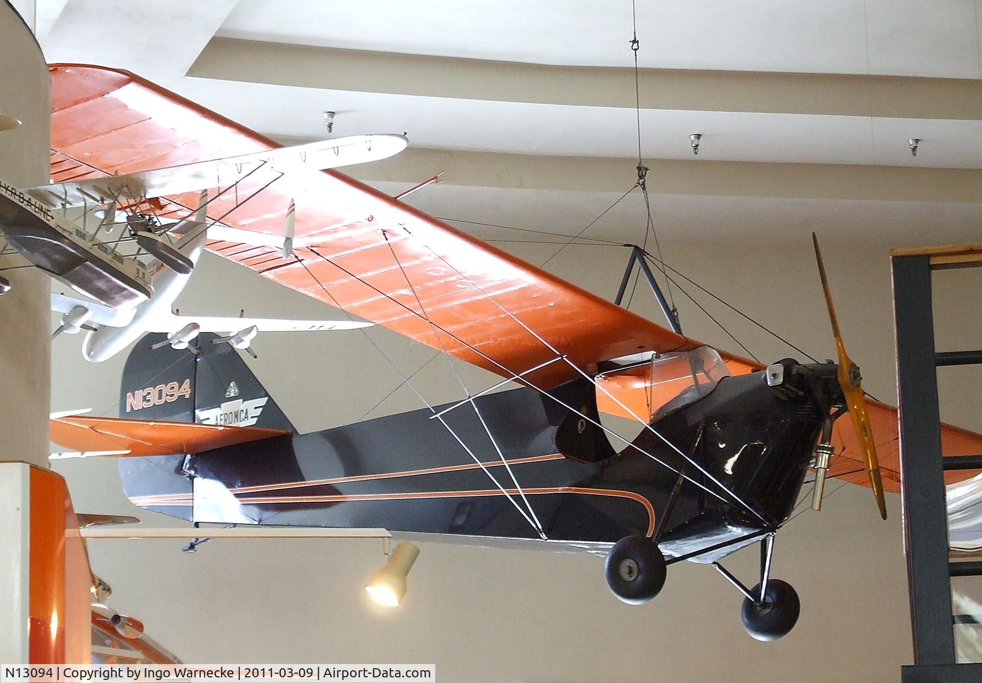N13094, 1933 Aeronca C-3 C/N A258, Aeronca C-3 