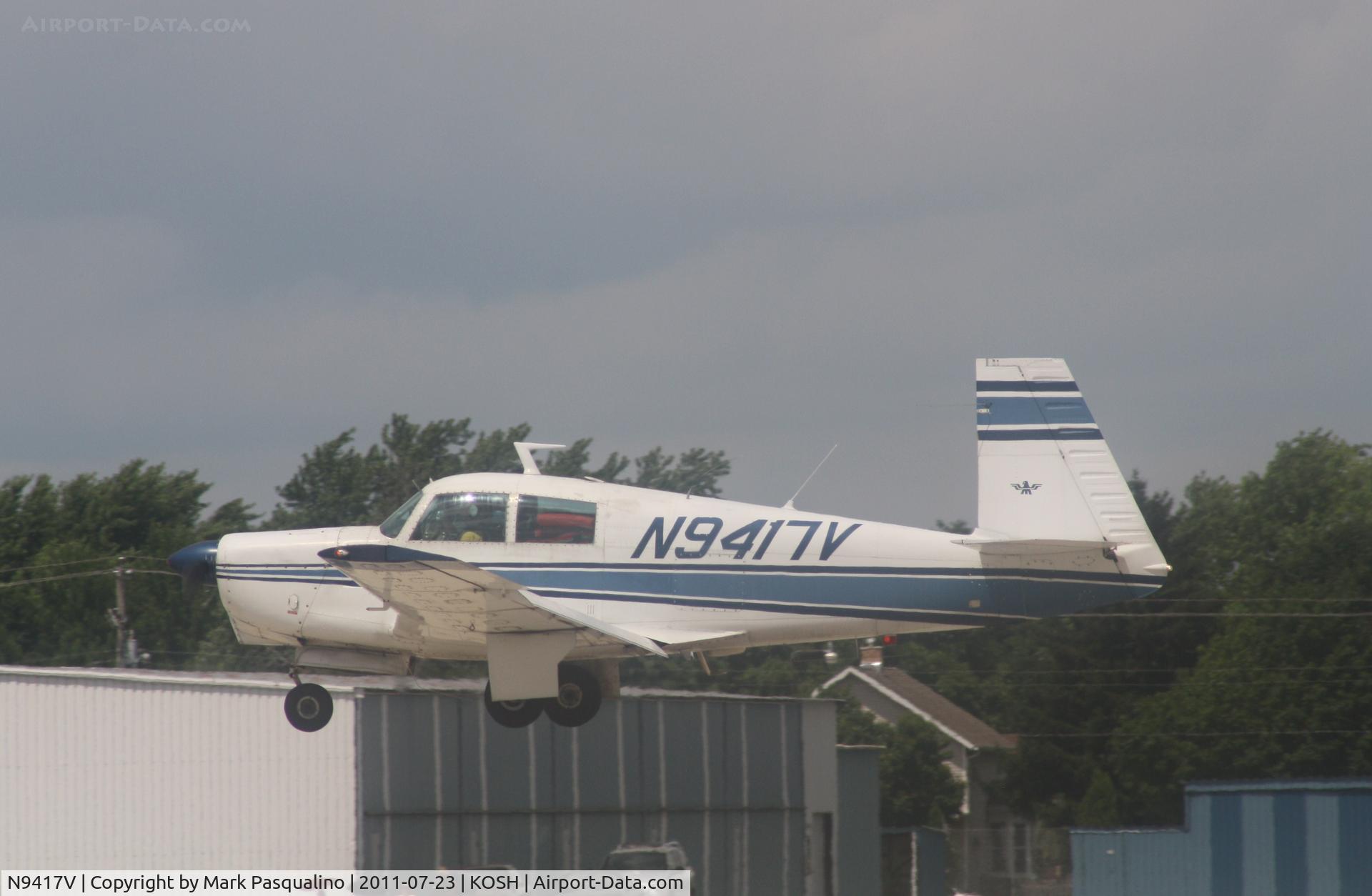 N9417V, 1969 Mooney M20C Ranger C/N 700039, Mooney M20C