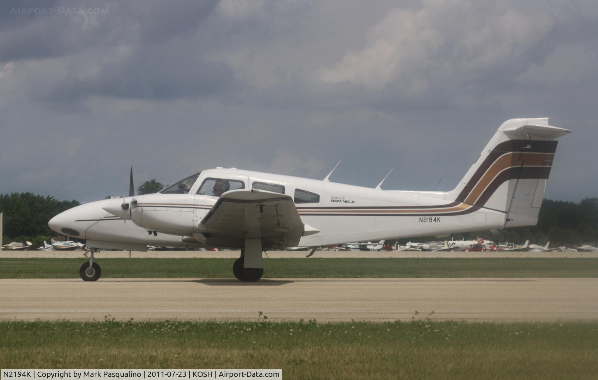 N2194K, 1978 Piper PA-44-180 Seminole C/N 44-7995203, Piper PA-44-180