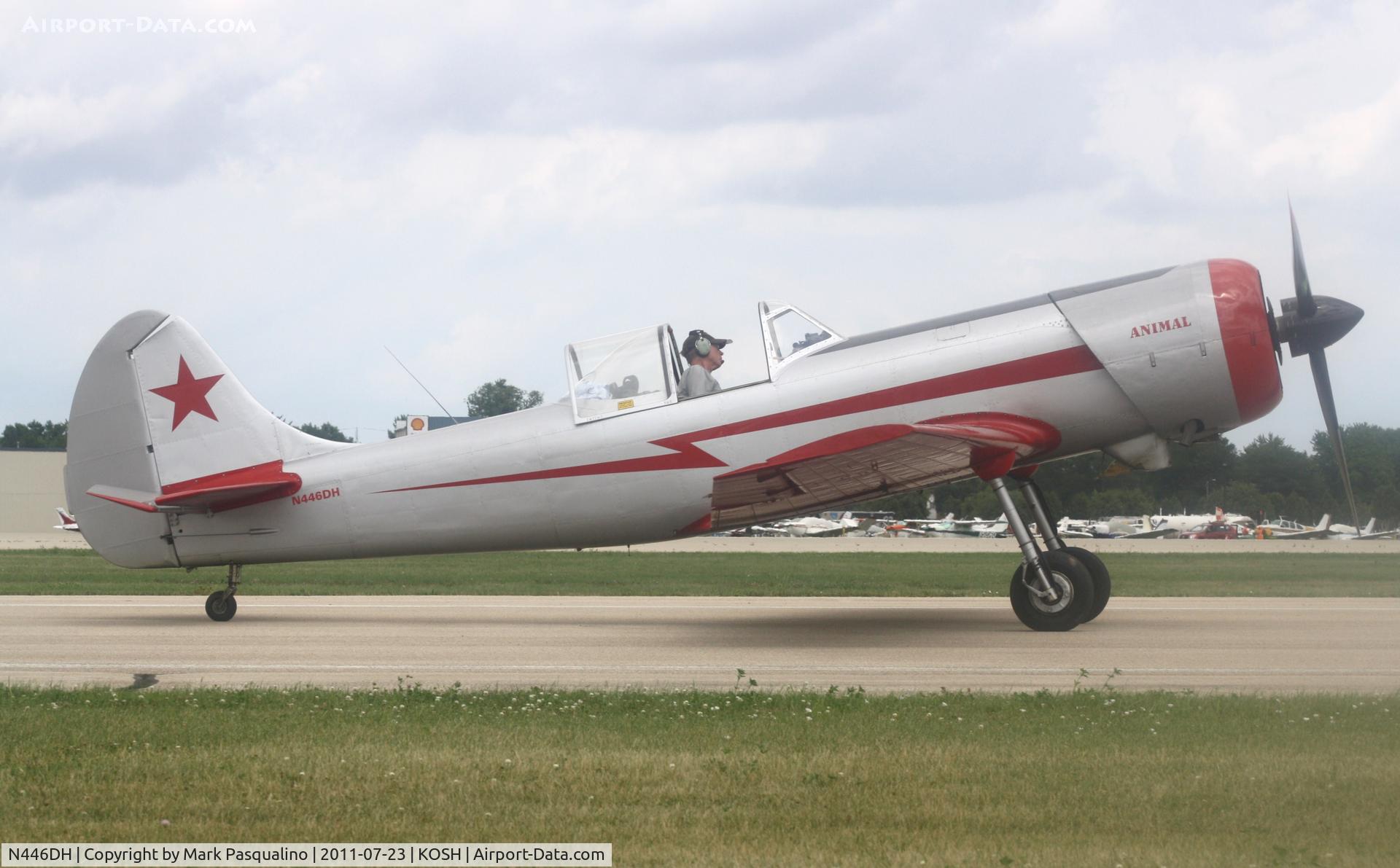 N446DH, 1985 Yakovlev Yak-50 C/N 853106, YAK-50