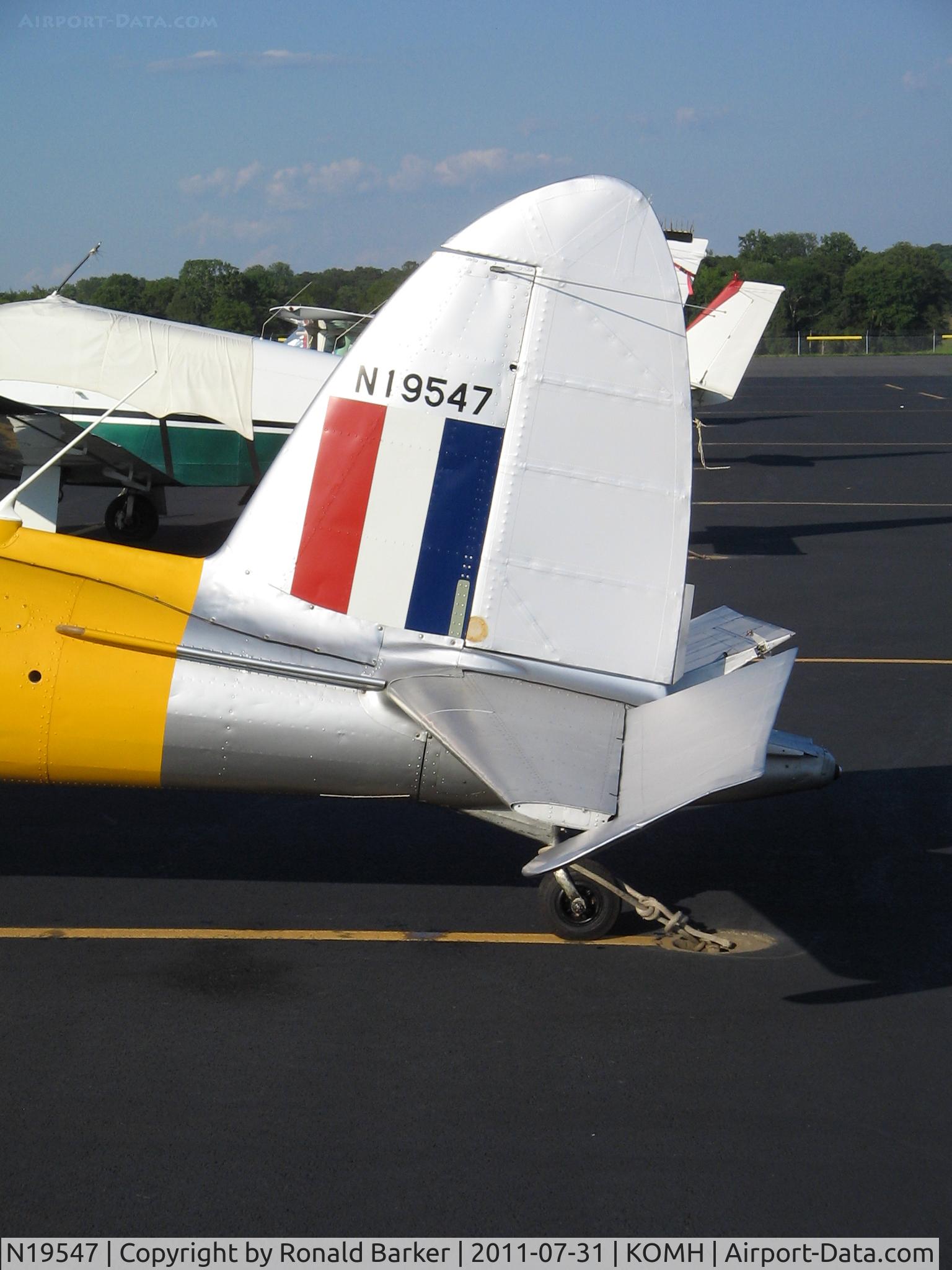 N19547, 1951 De Havilland DHC-1 Chipmunk T.10 C/N C1/0482, Orange
