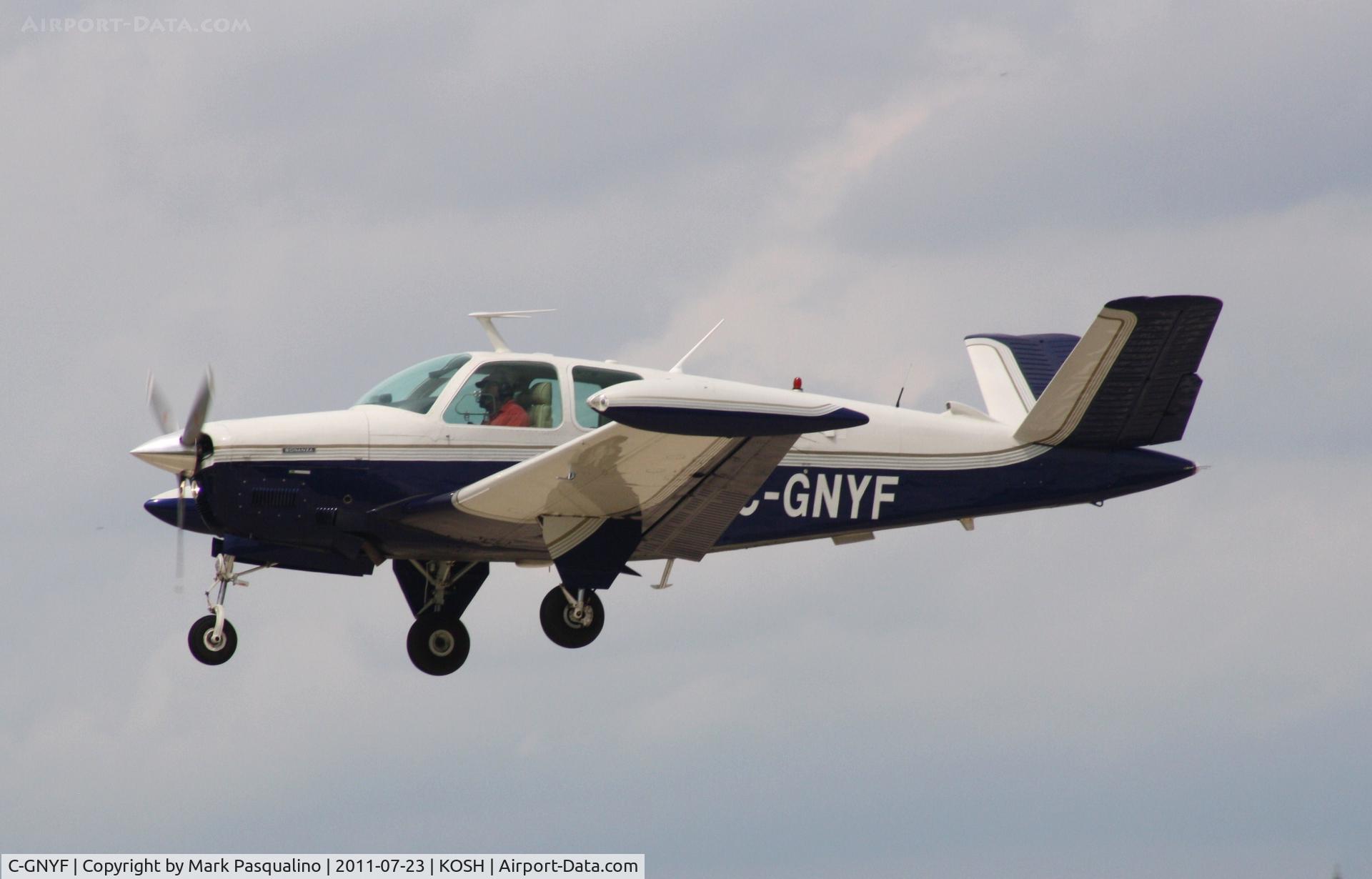 C-GNYF, 1975 Beech V35B Bonanza C/N D-9798, Beech V35B