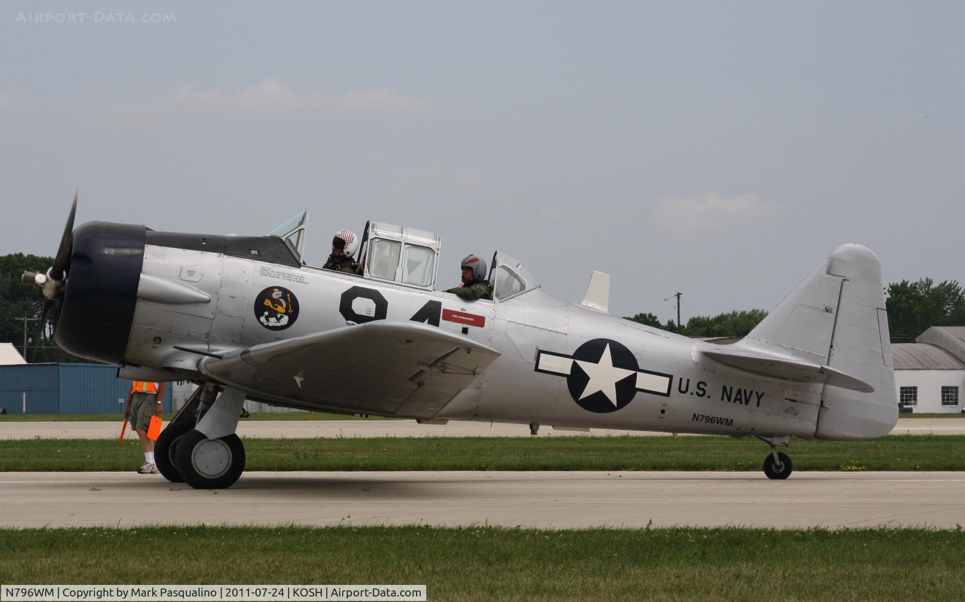 N796WM, 1943 North American AT-6D Texan C/N 88-15328, North American AT-6D