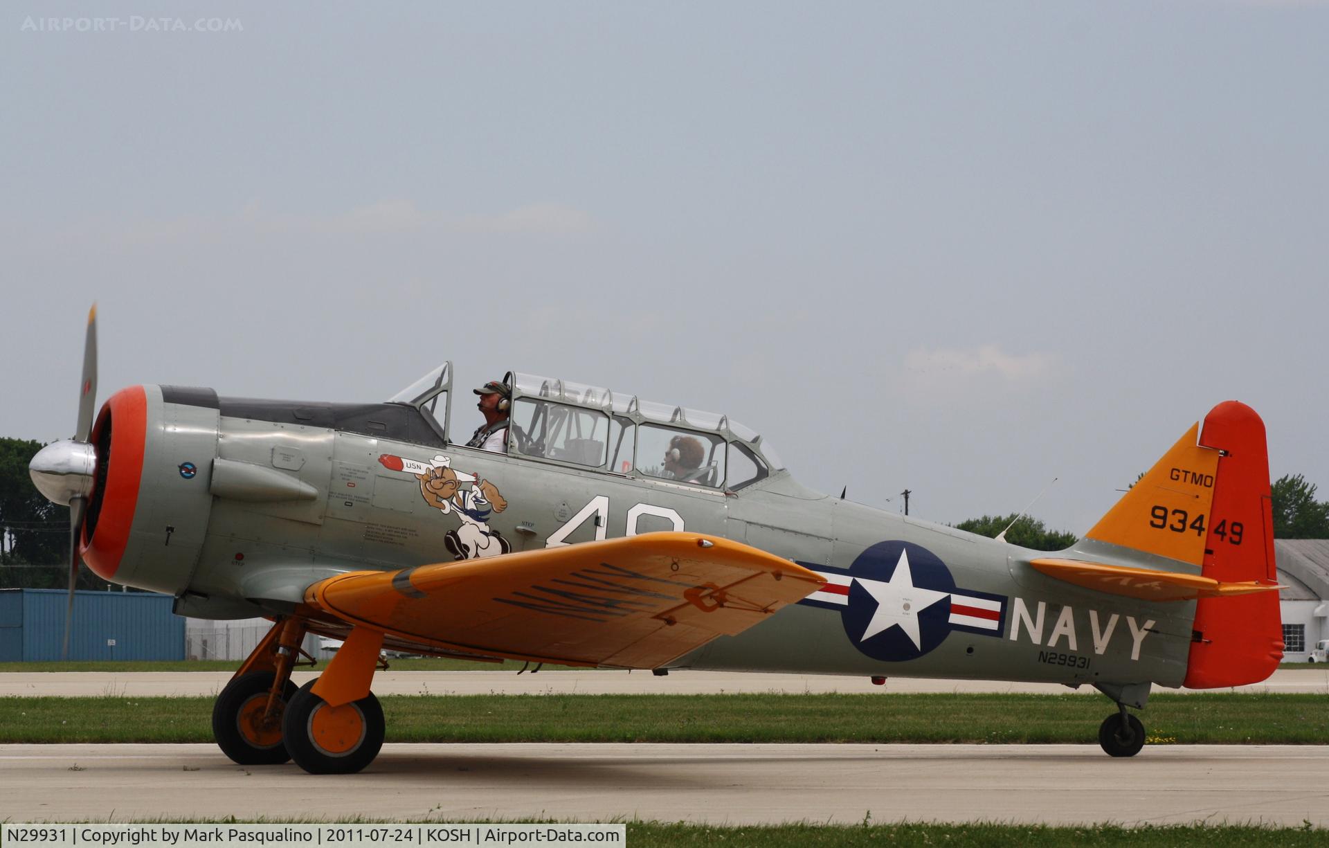 N29931, 1943 North American AT-6G Texan C/N 168-583 (49-3449), North American AT-6G