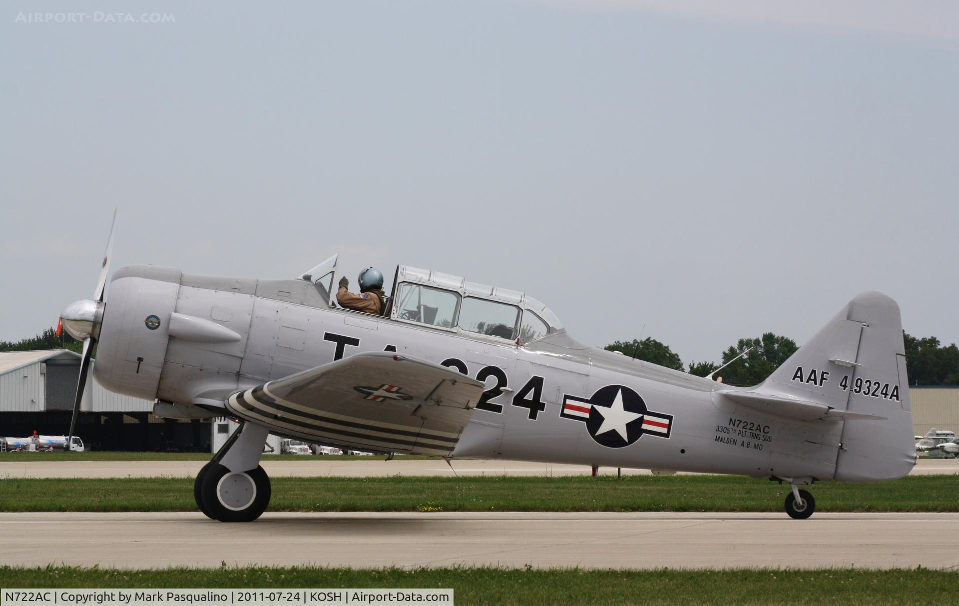 N722AC, North American AT-6G Texan C/N 168-346 (49-3242), North American AT-6G