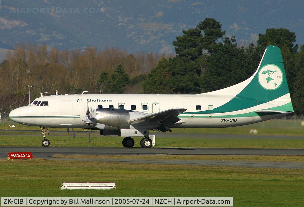 ZK-CIB, 1953 Convair 580 C/N 327A, servicing the Chatham Islands