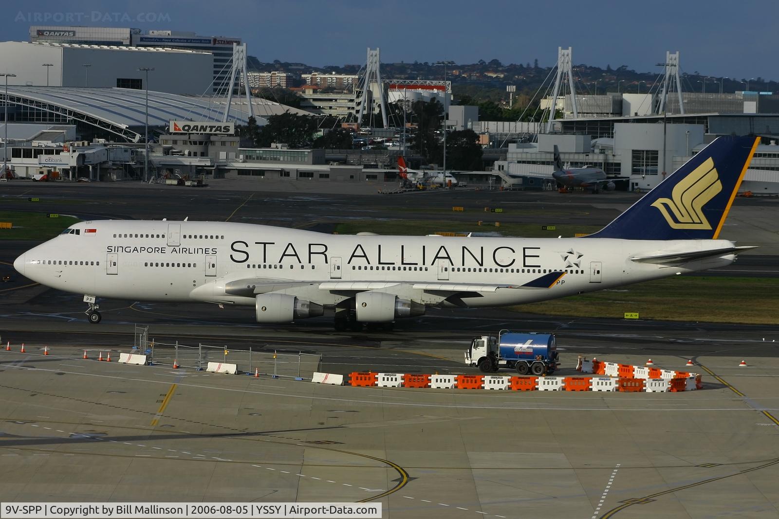 9V-SPP, 2001 Boeing 747-412 C/N 28029, taxi to 34R for its return to SIN