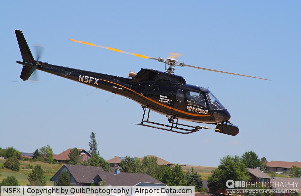 N5FX, Aerospatiale AS-350BA Ecureuil C/N 1714, AS350 Take-Off
