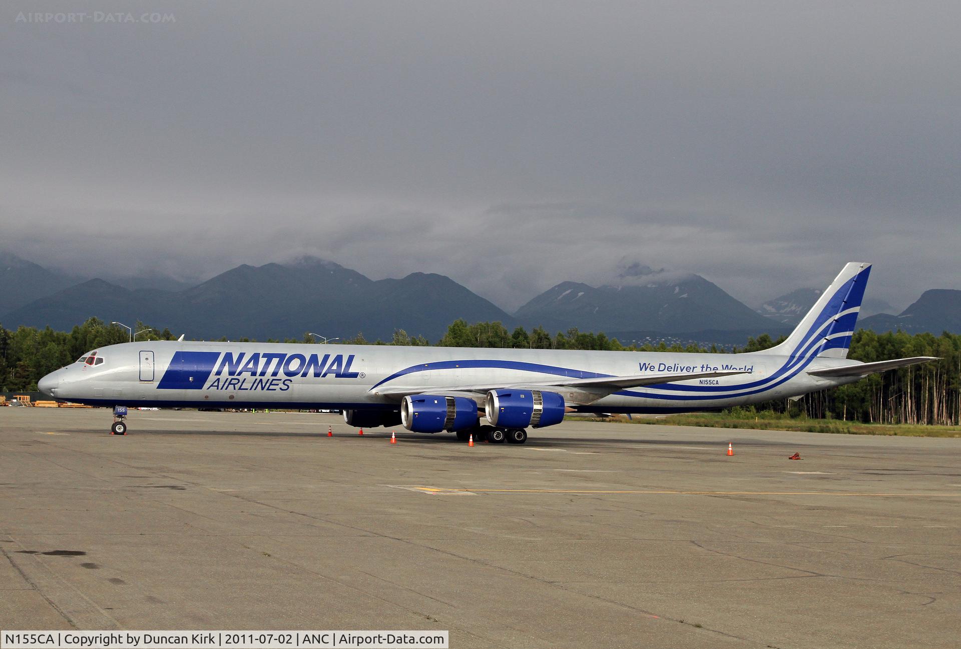 N155CA, 1969 Douglas DC-8-73F C/N 46073, A pleasant surprise under darkening skies