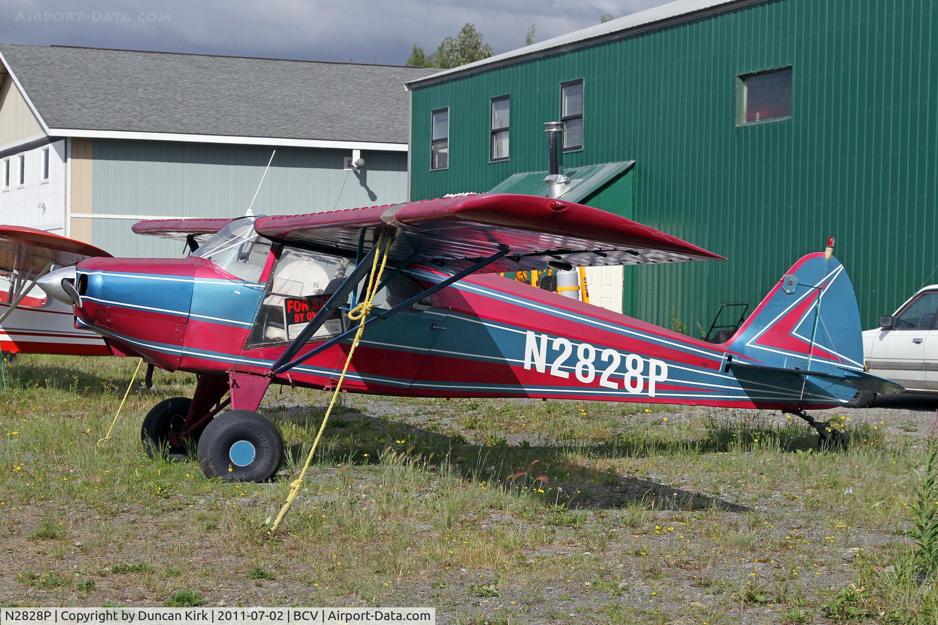 N2828P, 1955 Piper PA-22 C/N 22-3121, Interesting color scheme
