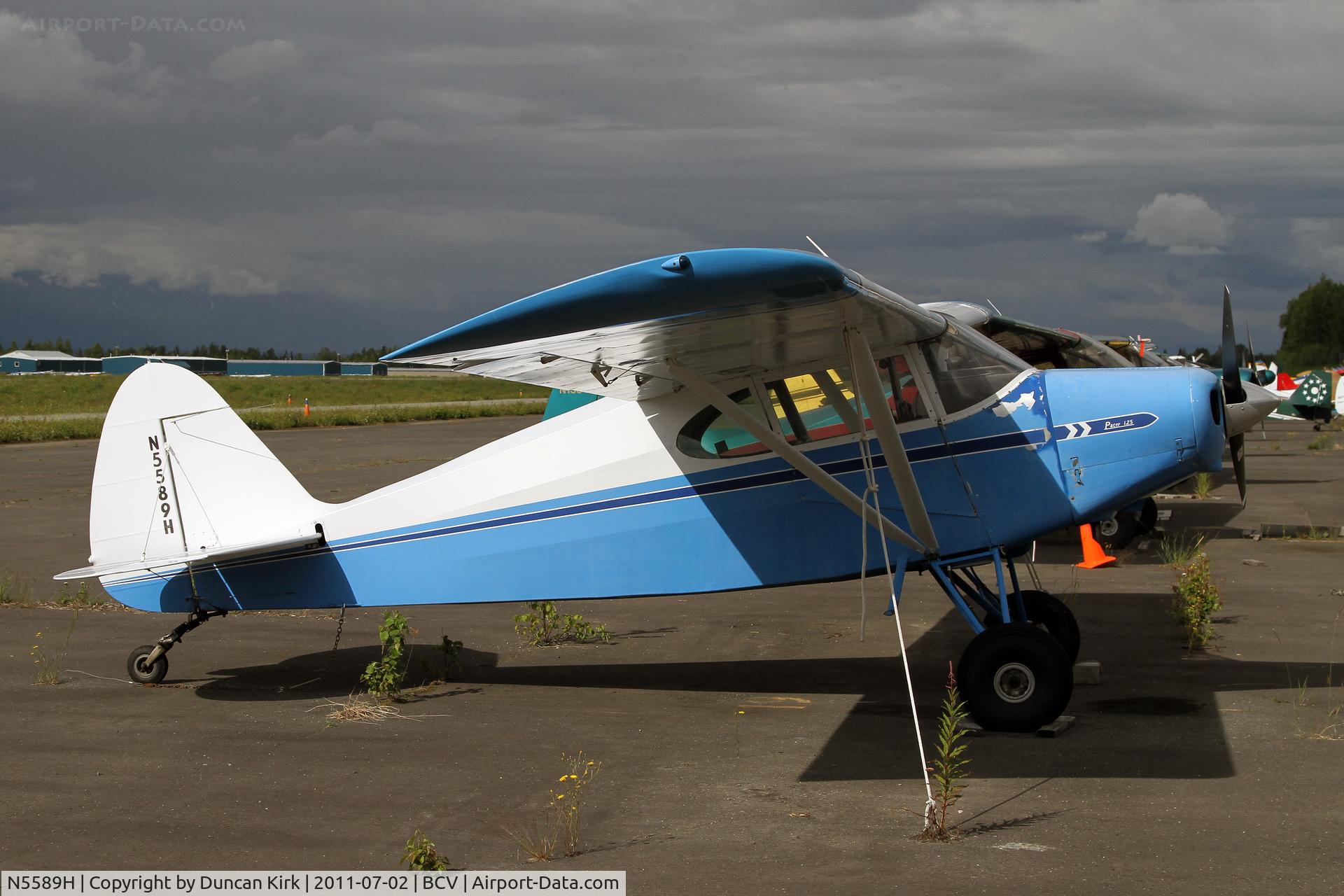 N5589H, 1951 Piper PA-20 Pacer C/N 20-651, Ominous clouds approach!