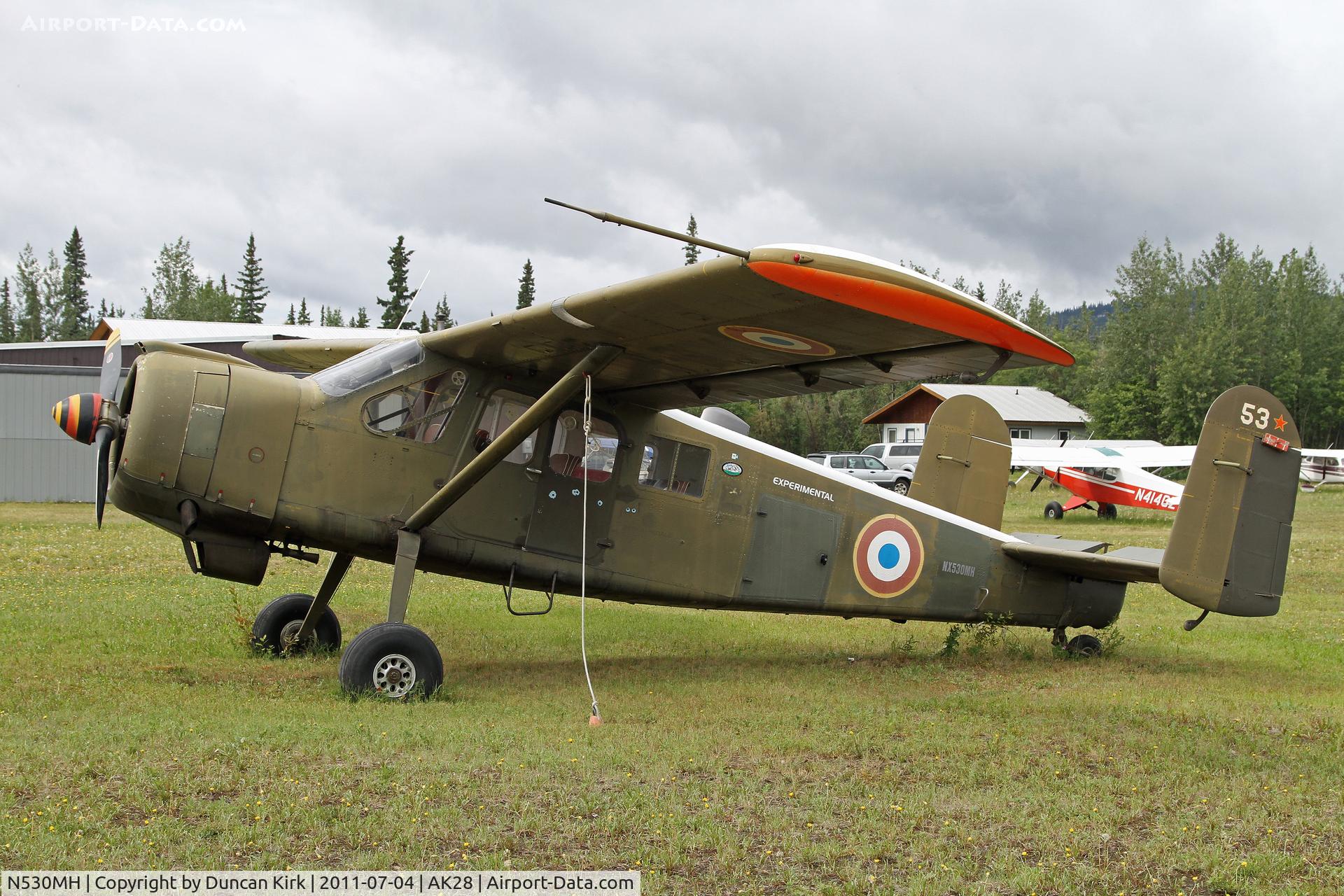 N530MH, 1957 Max Holste MH-1521M Broussard C/N 53, A Broussard has mades it's way from France to Alaska