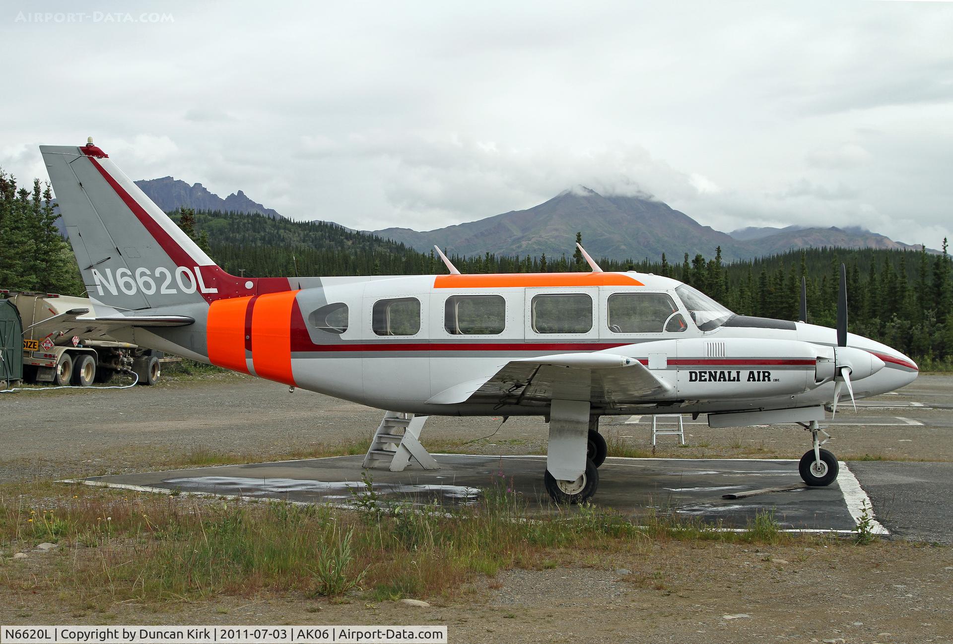 N6620L, 1969 Piper PA-31-310 Navajo C/N 31-554, Tourism flights to see Mt McKinley were cancelled on this day