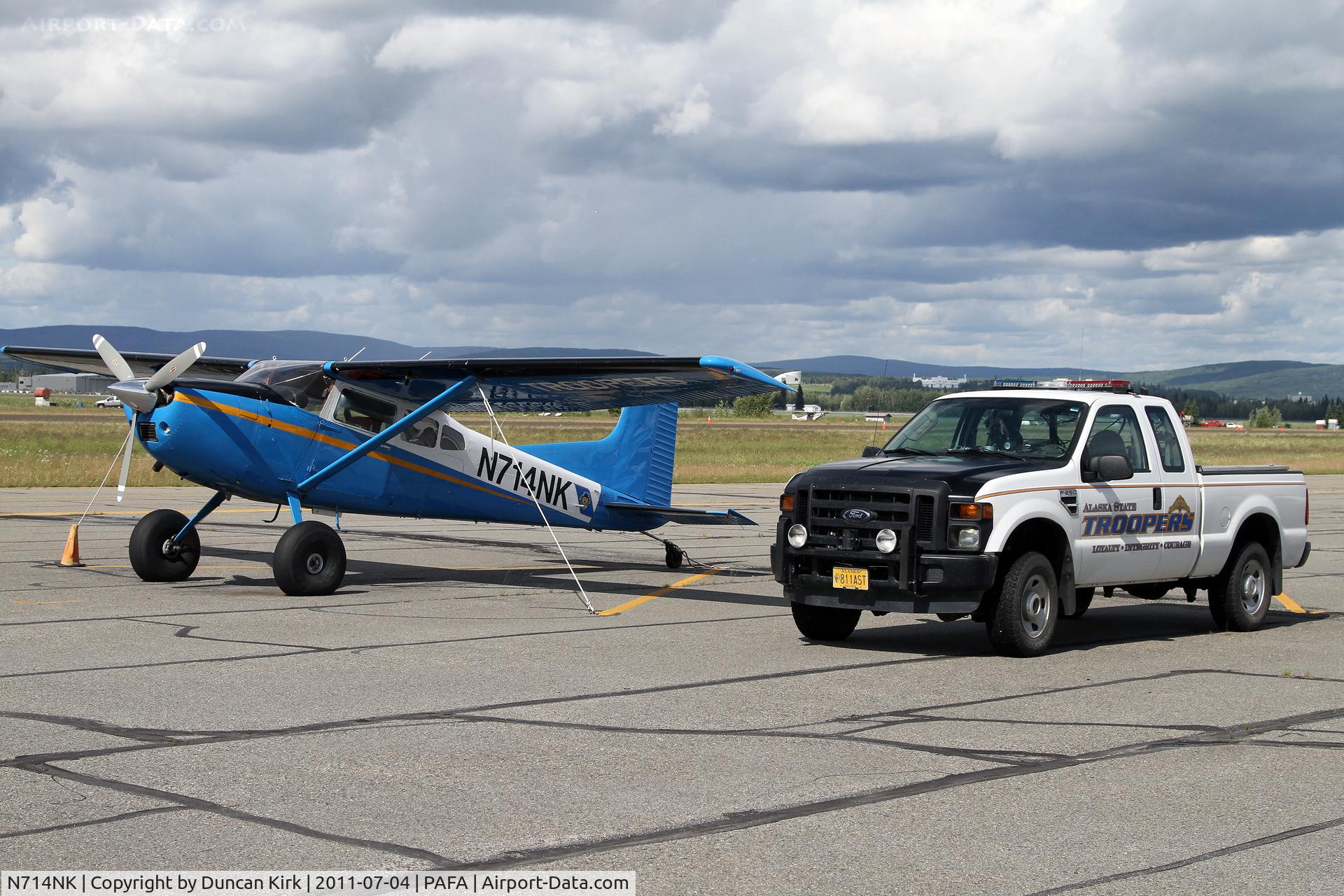 N714NK, 1983 Cessna A185F Skywagon 185 C/N 18504405, The State Patrol is ready to go!