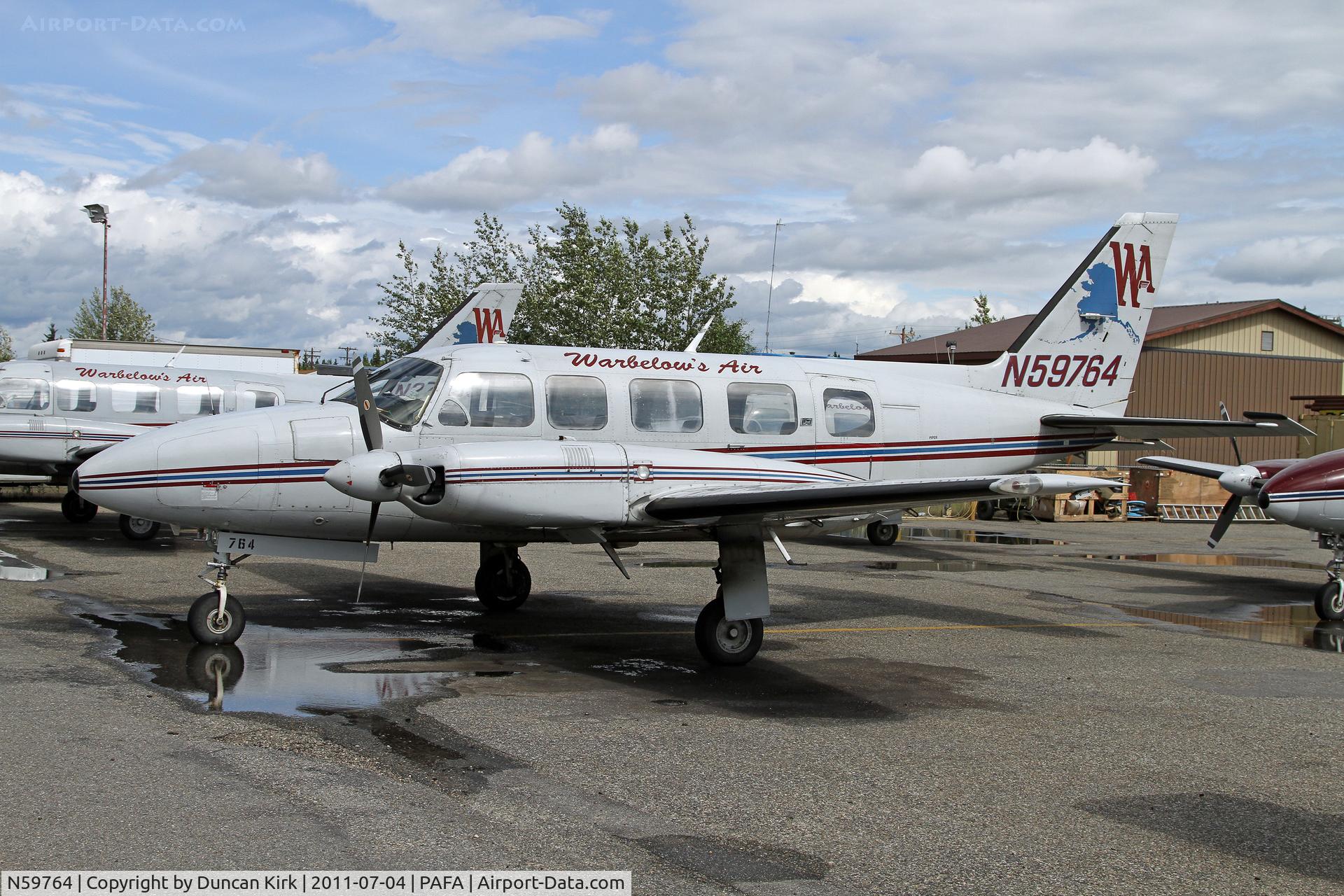 N59764, 1975 Piper PA-31-350 Chieftain C/N 31-7652037, One of the Chieftain's operated by Warbelow's