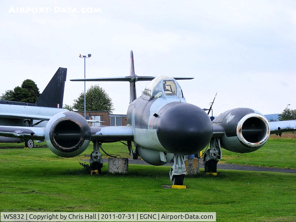 WS832, 1954 Gloster Meteor NF.14 C/N Not found WS832, Displayed at the Solway Aviation Museum