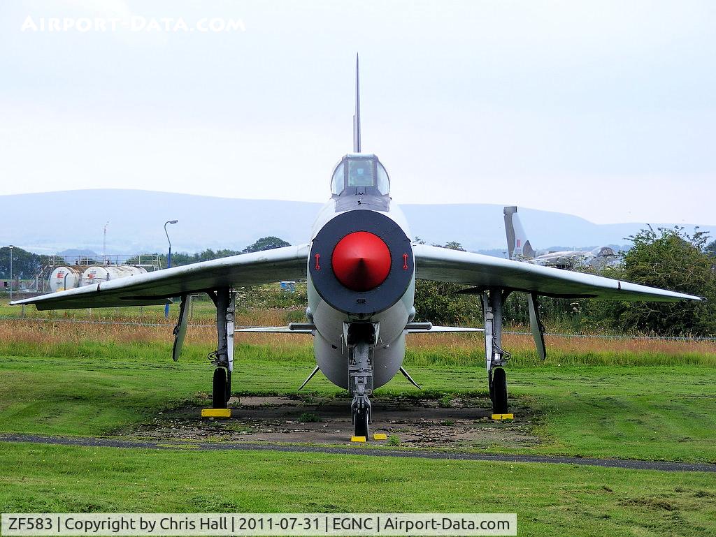 ZF583, English Electric Lightning F.53 C/N 95826, Displayed at the Solway Aviation Museum