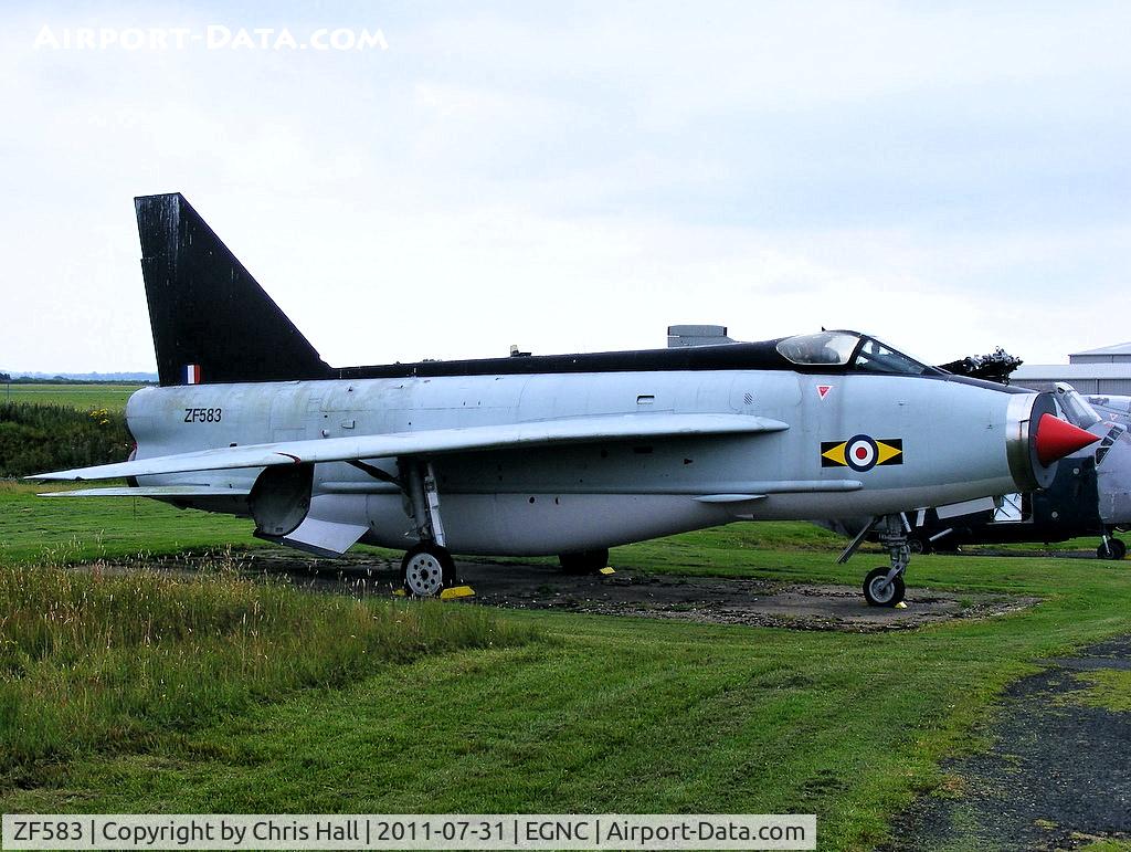 ZF583, English Electric Lightning F.53 C/N 95826, Displayed at the Solway Aviation Museum