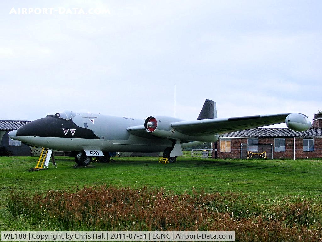 WE188, English Electric Canberra T.4 C/N EEP71164, Displayed at the Solway Aviation Museum