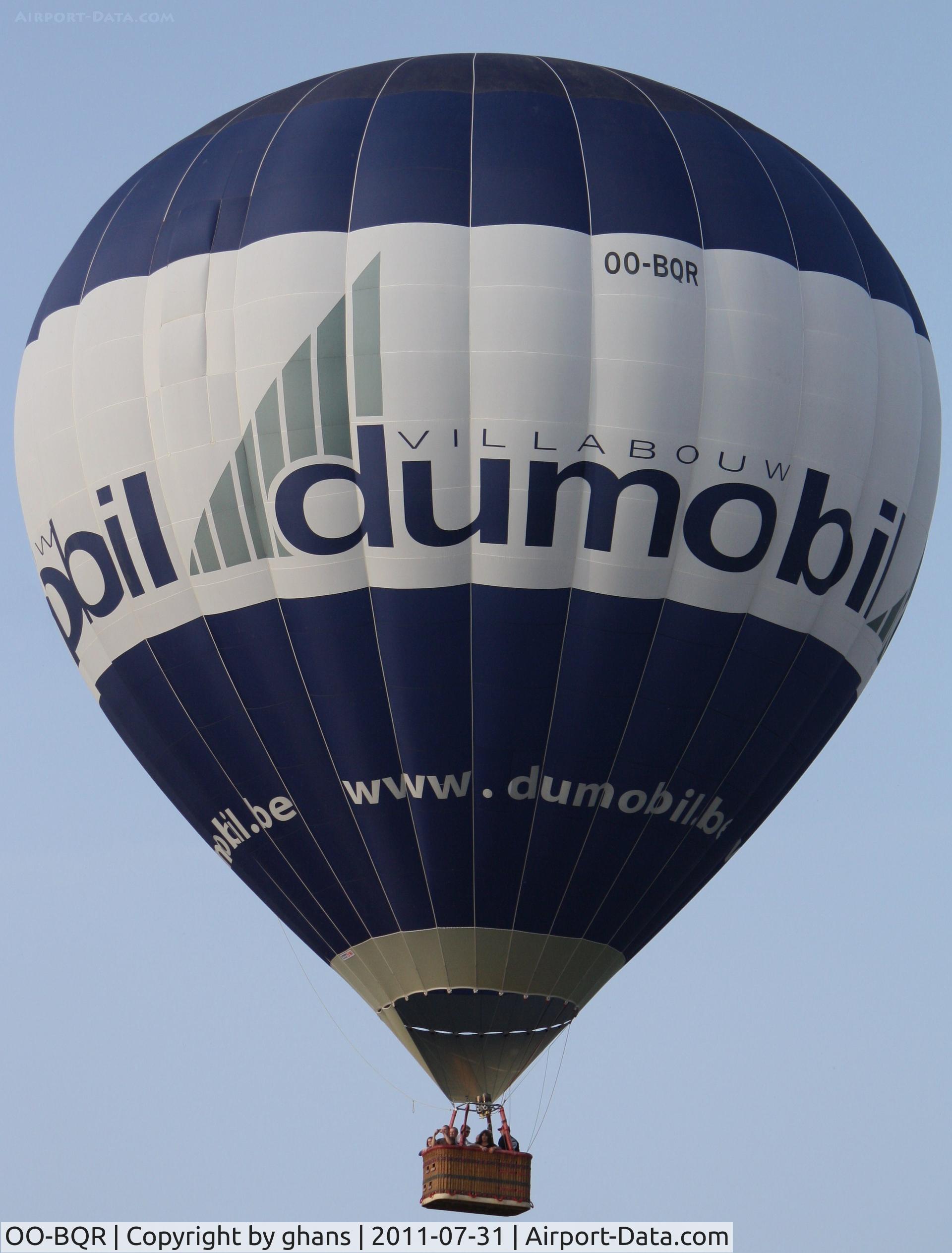 OO-BQR, 2007 Cameron Z-160 C/N 11059, Dumobil
