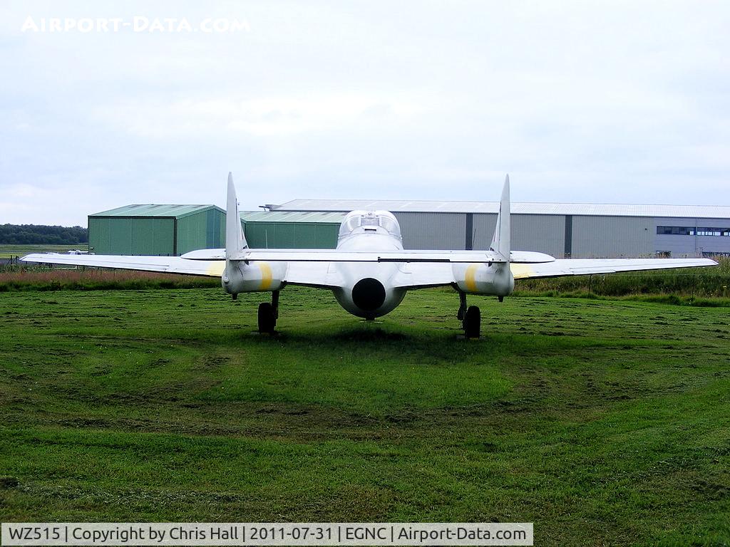 WZ515, 1953 De Havilland DH-115 Vampire T.11 C/N 15102, Displayed at the Solway Aviation Museum