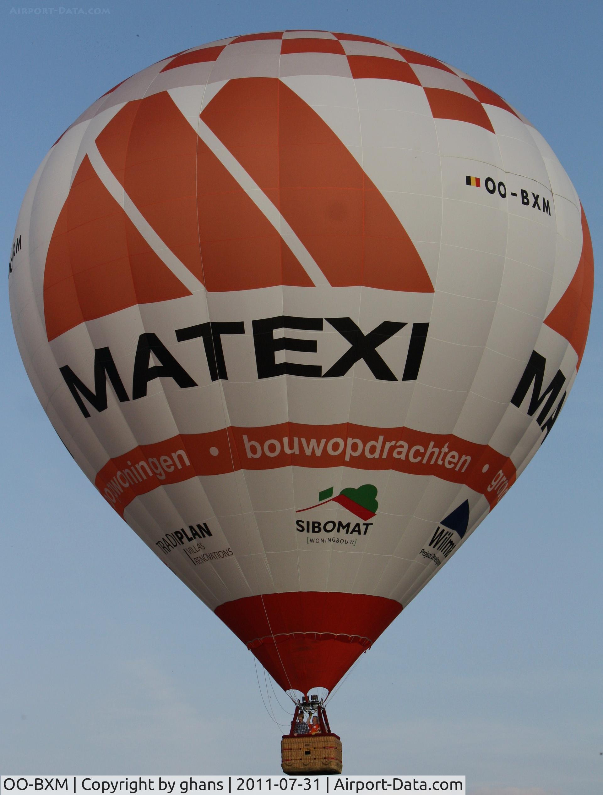 OO-BXM, 2007 Schroeder Fire Balloons G.34/24 C/N 1238, Matexi