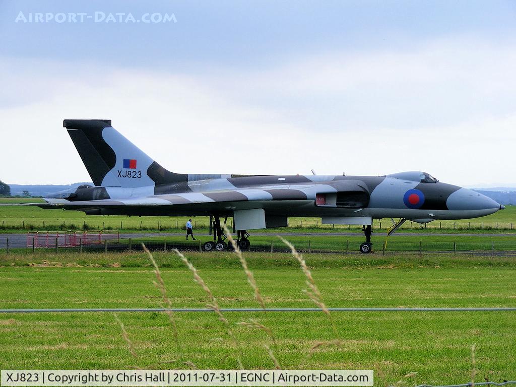 XJ823, 1961 Avro Vulcan B.2A C/N Set 23, Displayed at the Solway Aviation Museum
