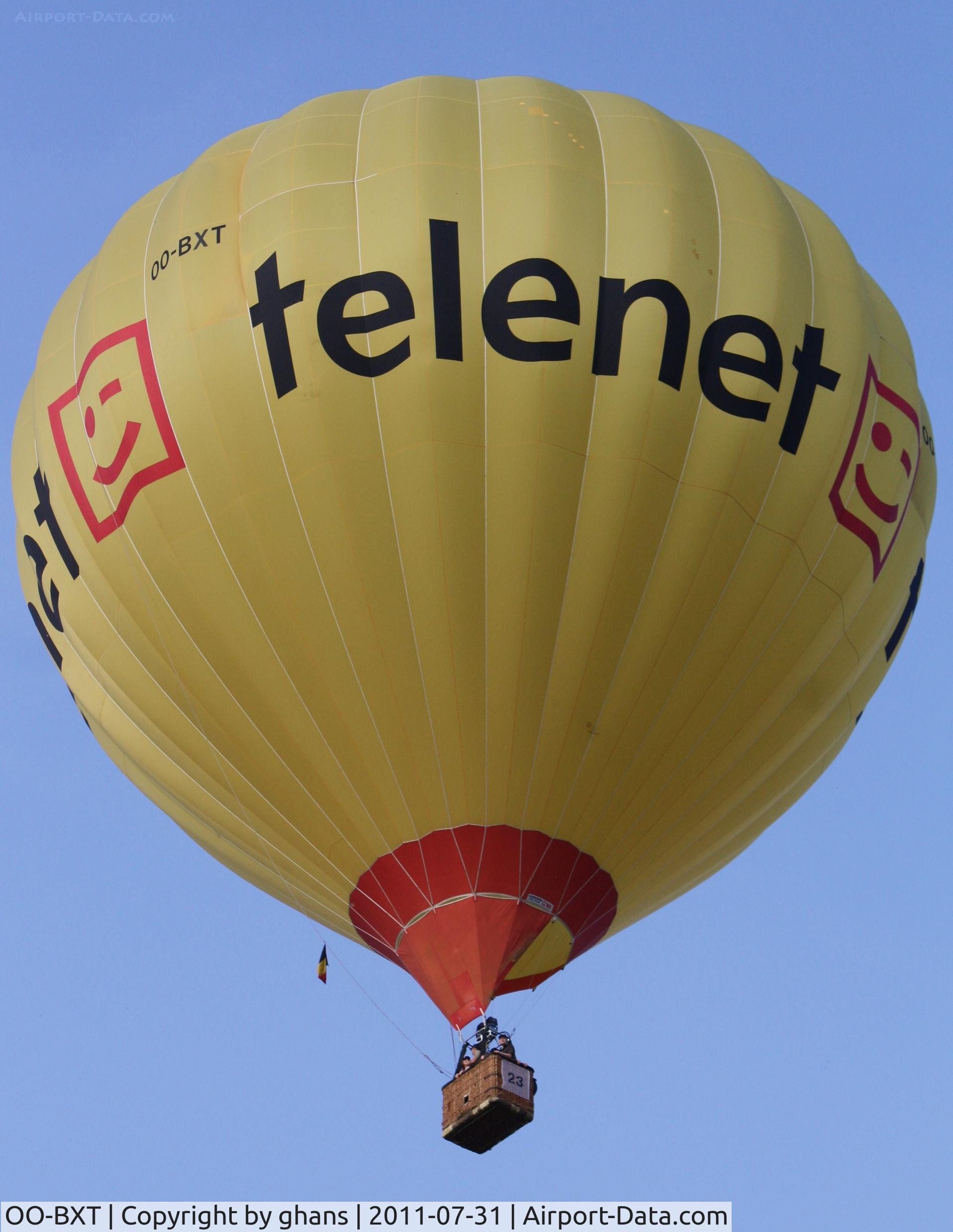 OO-BXT, 2004 Cameron N-160 C/N 10552, Telenet