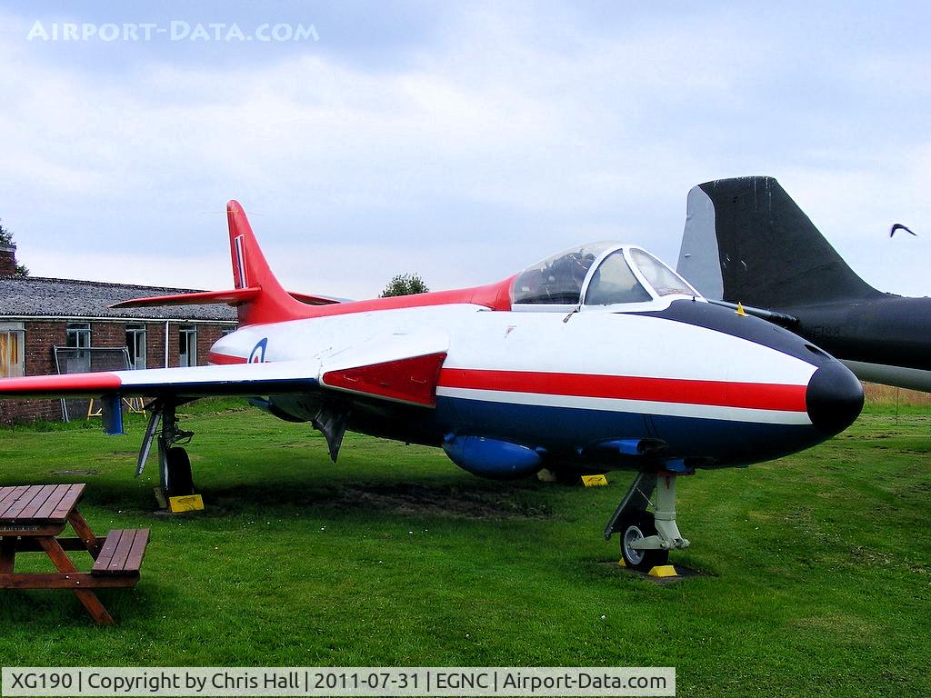 XG190, Hawker Hunter F.51 C/N 41H/680284, Displayed at the Solway Aviation Museum