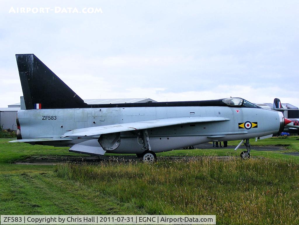 ZF583, English Electric Lightning F.53 C/N 95826, Displayed at the Solway Aviation Museum