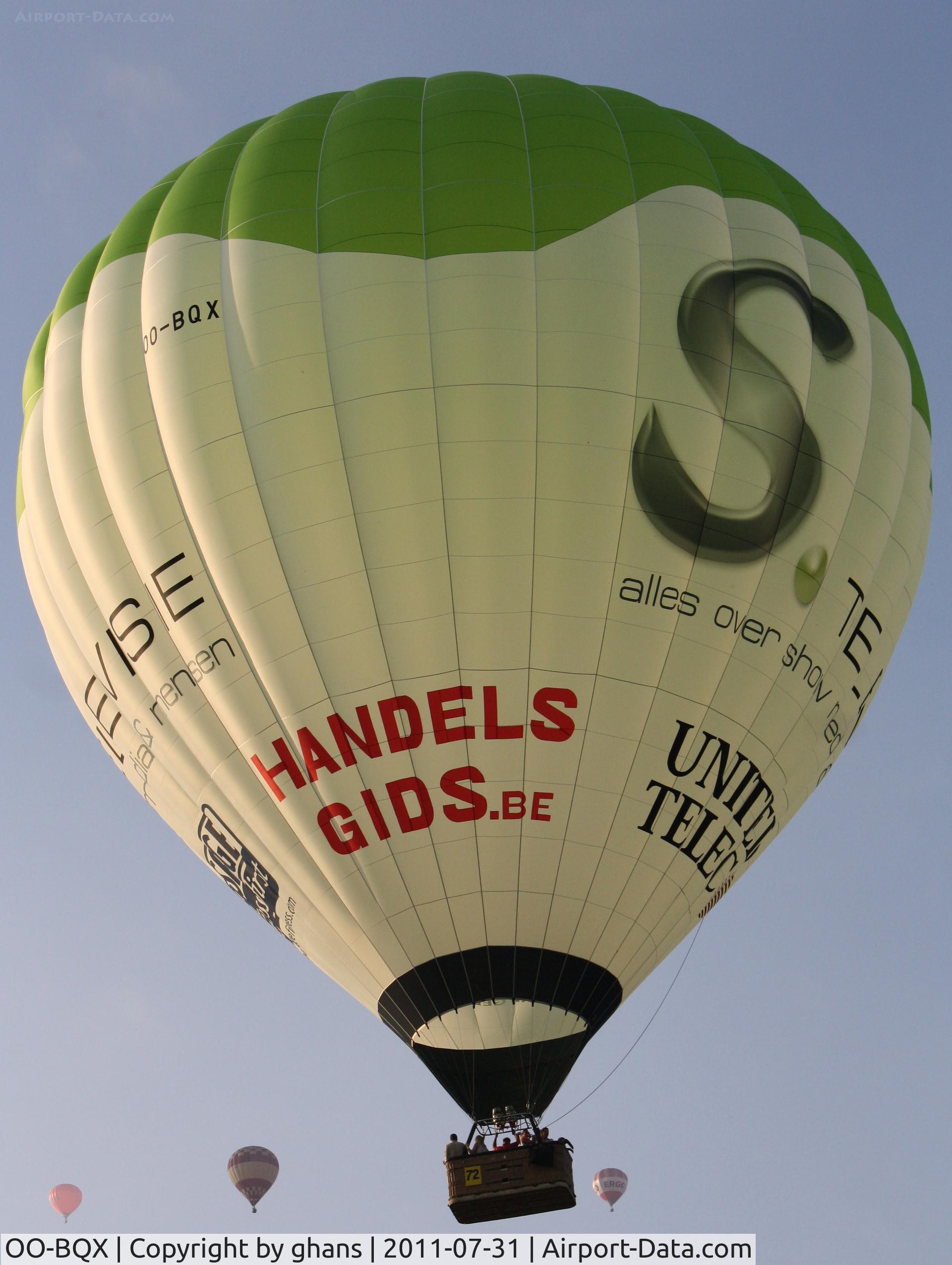 OO-BQX, 2008 Lindstrand LBL 260A C/N 1208, S-Televisie