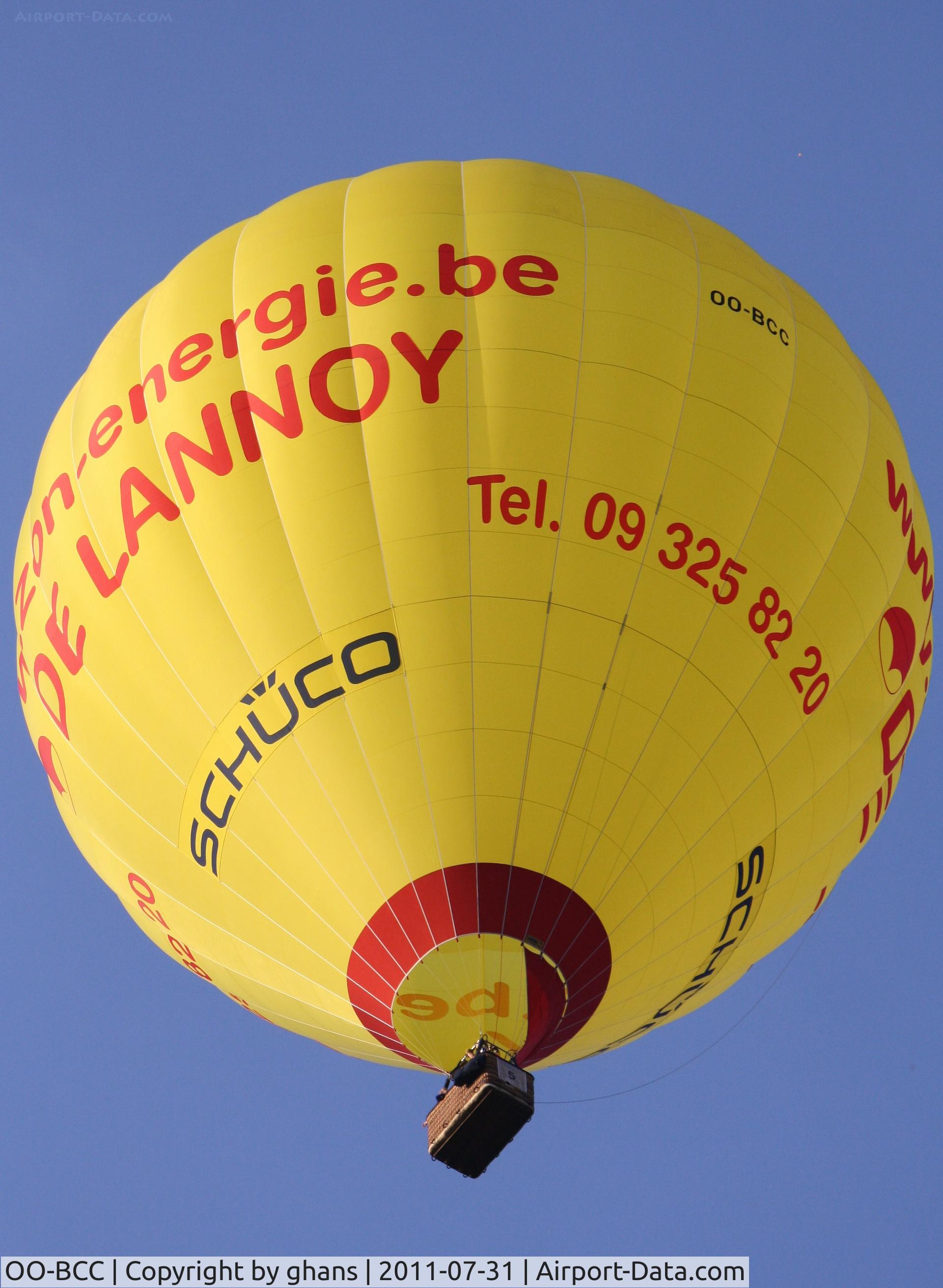 OO-BCC, 2008 Ultra Magic M-160 C/N 160/60, De Lannoy