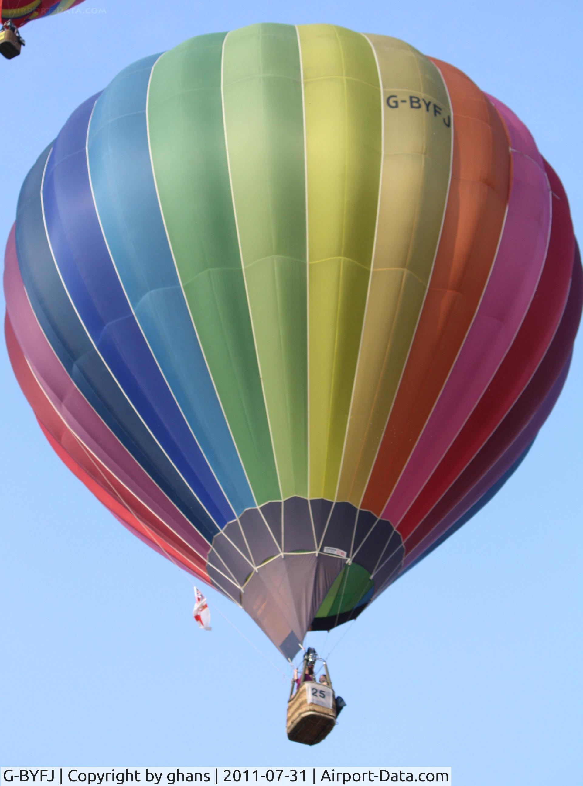 G-BYFJ, 1998 Cameron Balloons N-105 C/N 4545, -