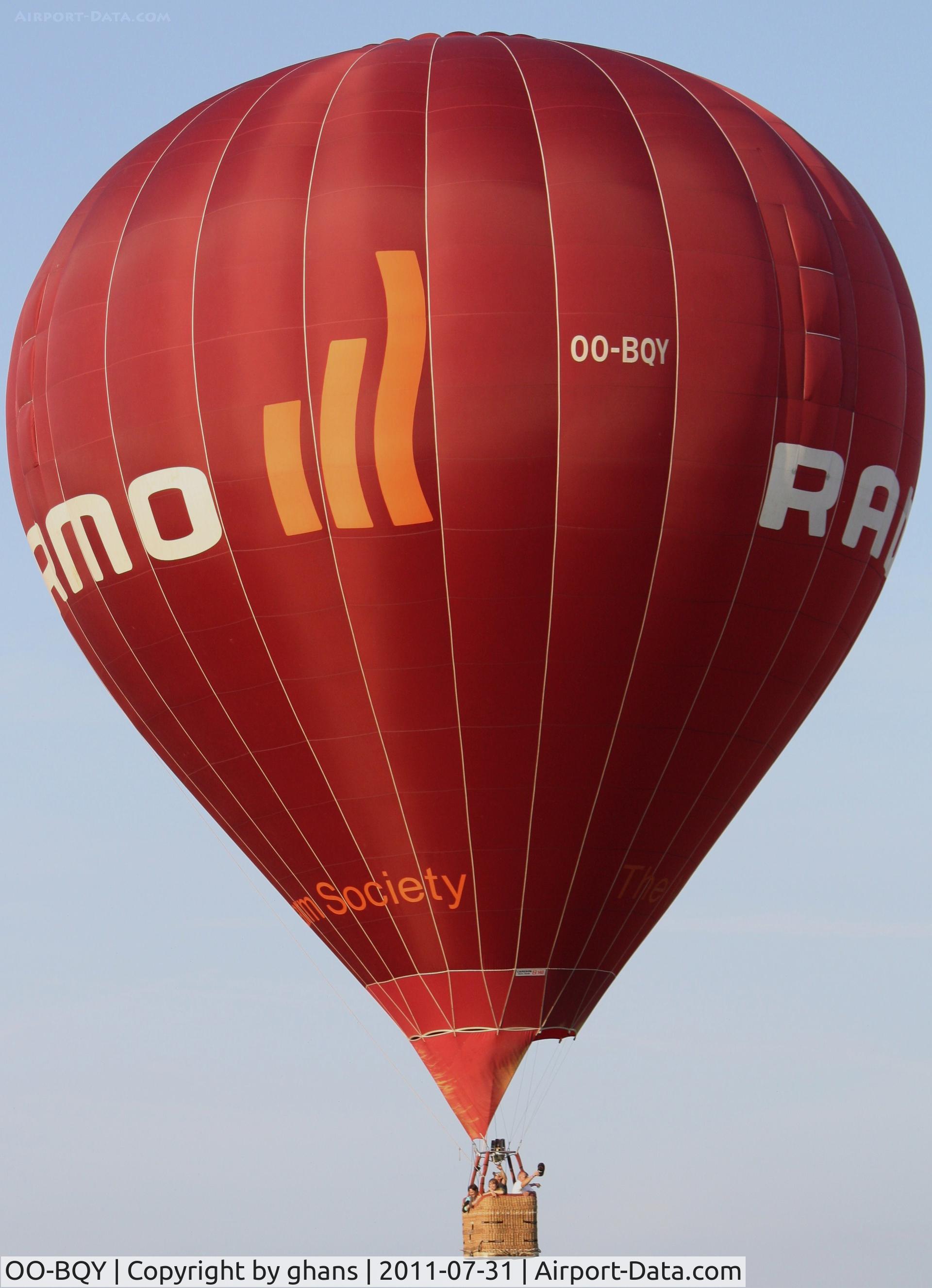 OO-BQY, 2008 Cameron Z-140 C/N 11051, Radson / Purmo