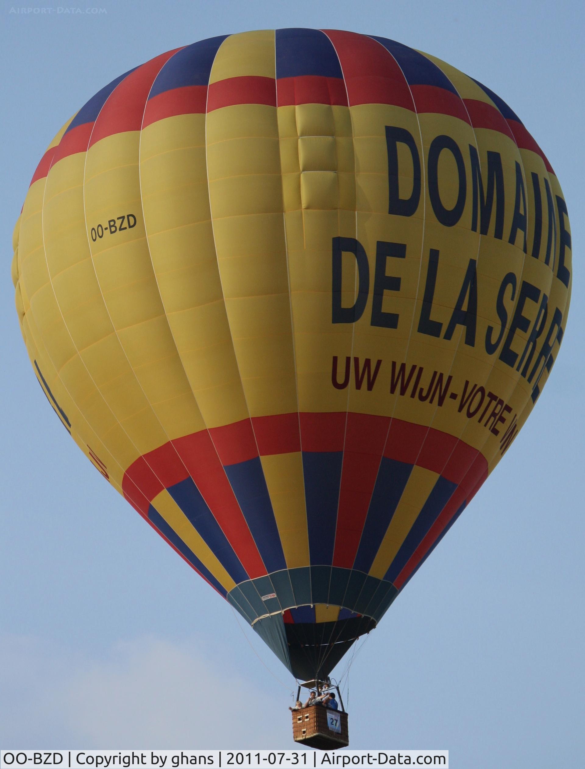 OO-BZD, 2003 Cameron Z-160 C/N 10370, Domaine de la Serra