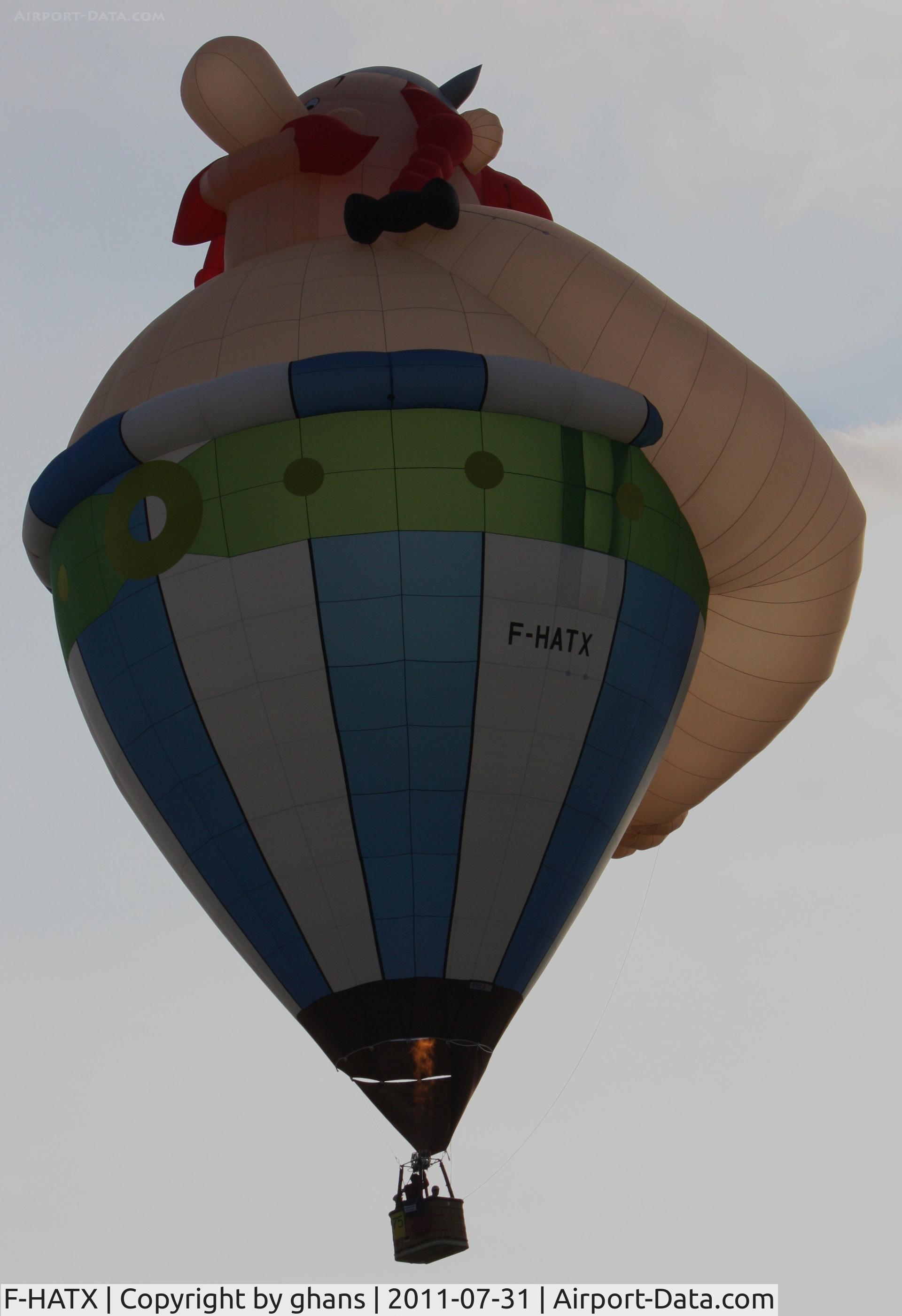 F-HATX, Cameron Balloons N-90 C/N 11438, 'Aerobelix'