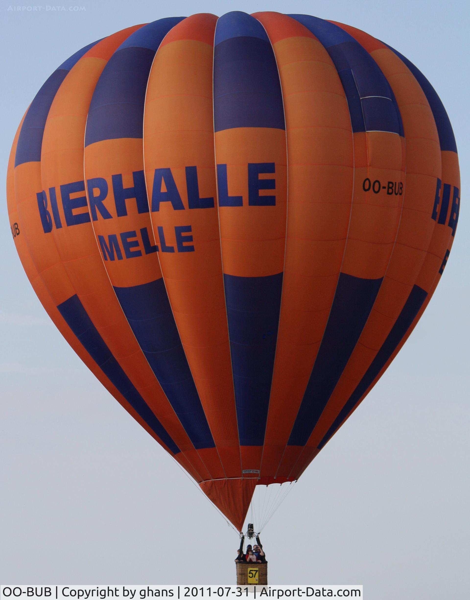 OO-BUB, 1992 Cameron A-105 C/N 2787, Bierhalle Melle